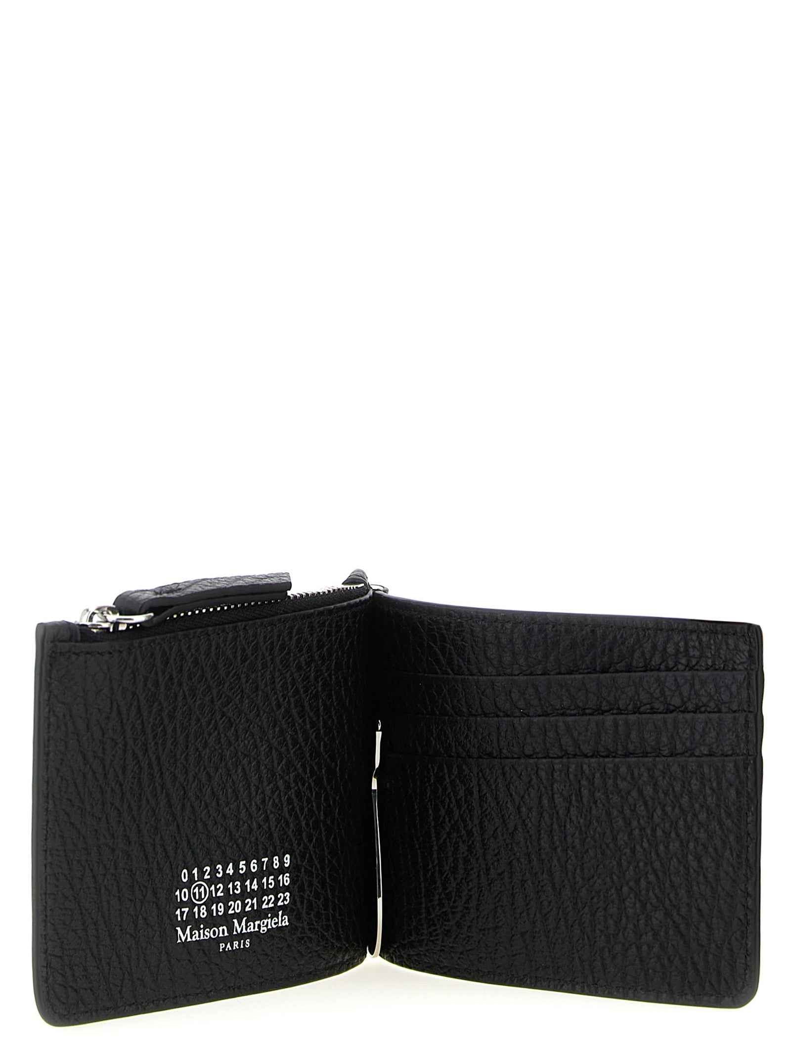 Maison Margiela Black Calfskin Leather Wallet