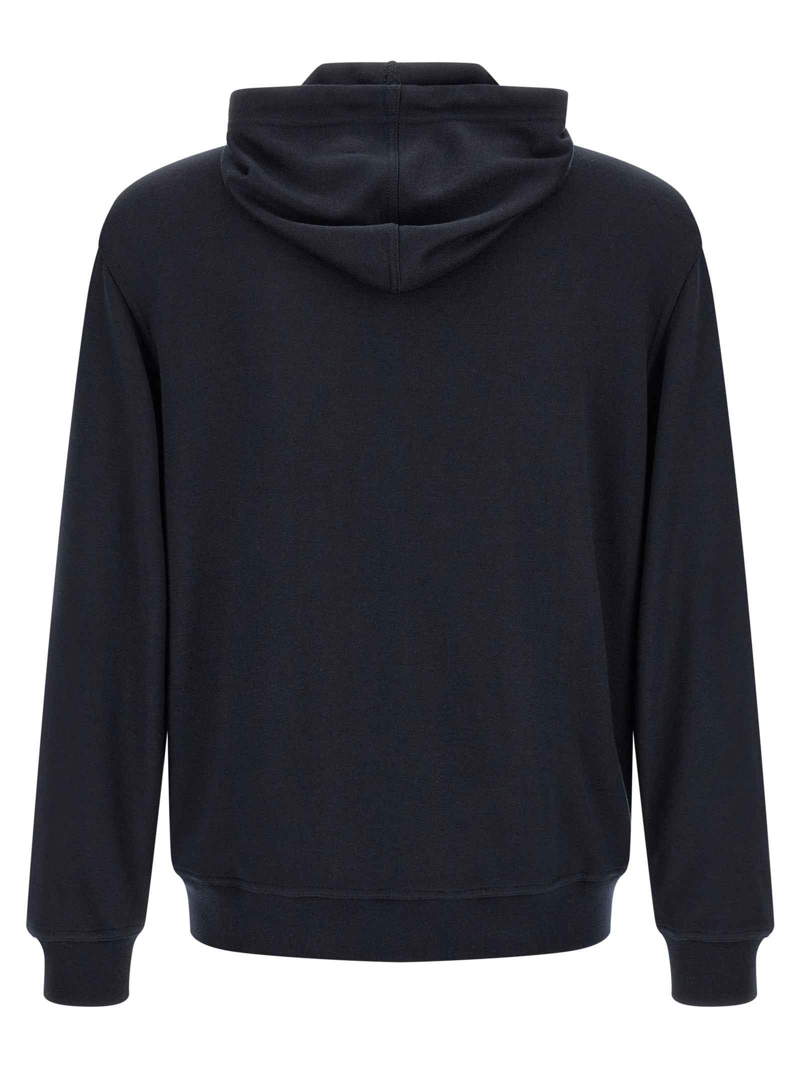 Brunello Cucinelli Blue Cashmere Sweatshirt