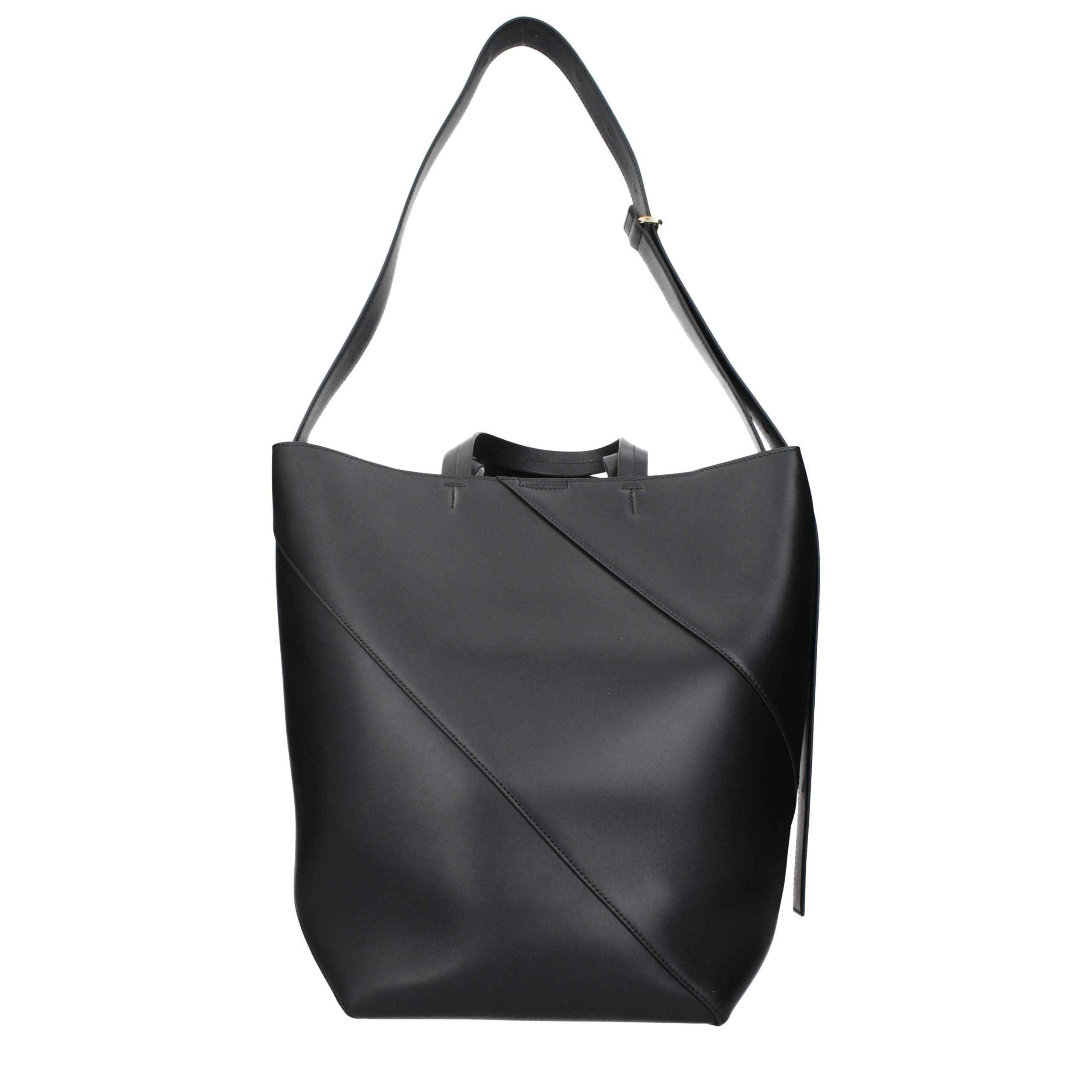 Jil Sander Black Leather Crossbody Bag
