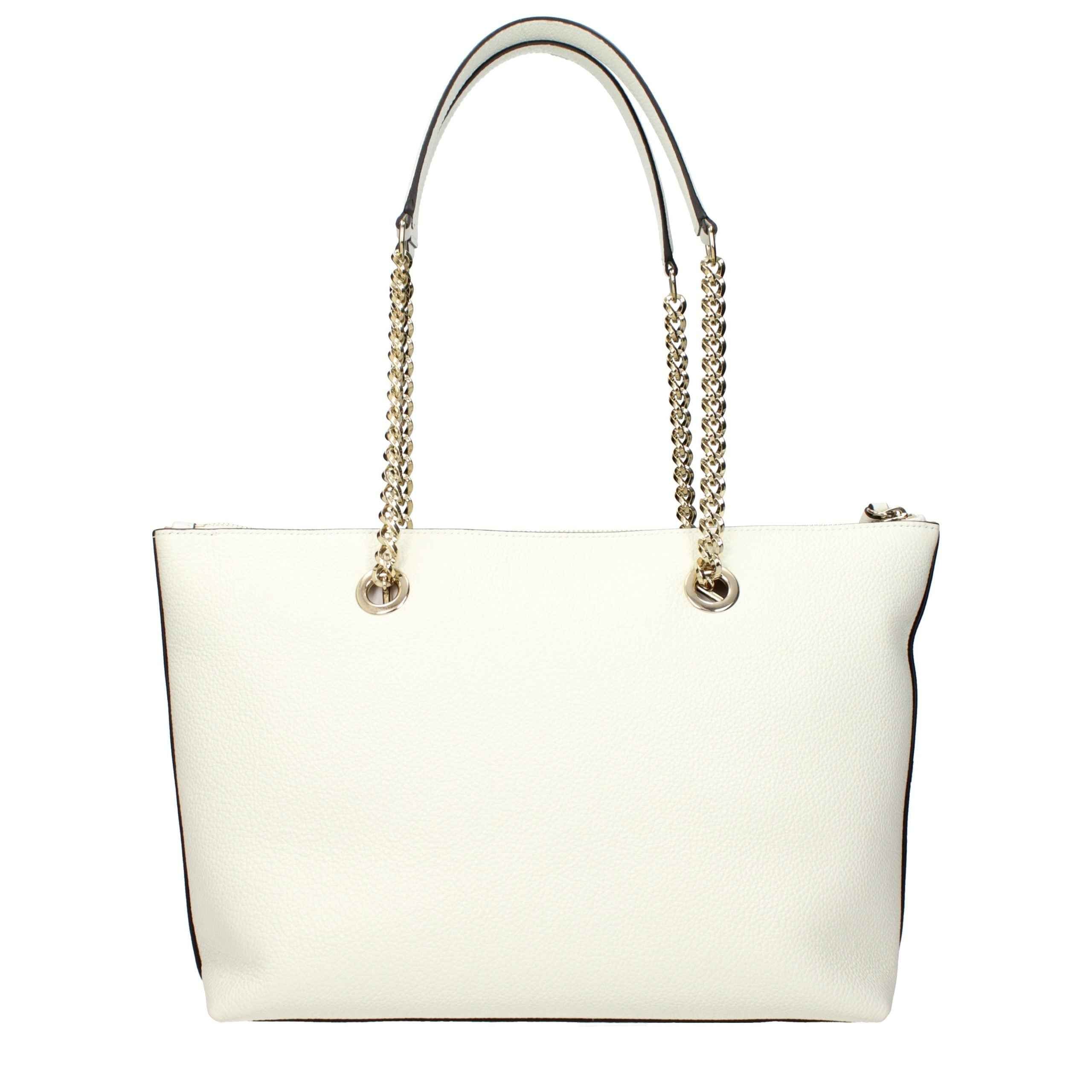 Jimmy Choo White Leather Shoulder Bag