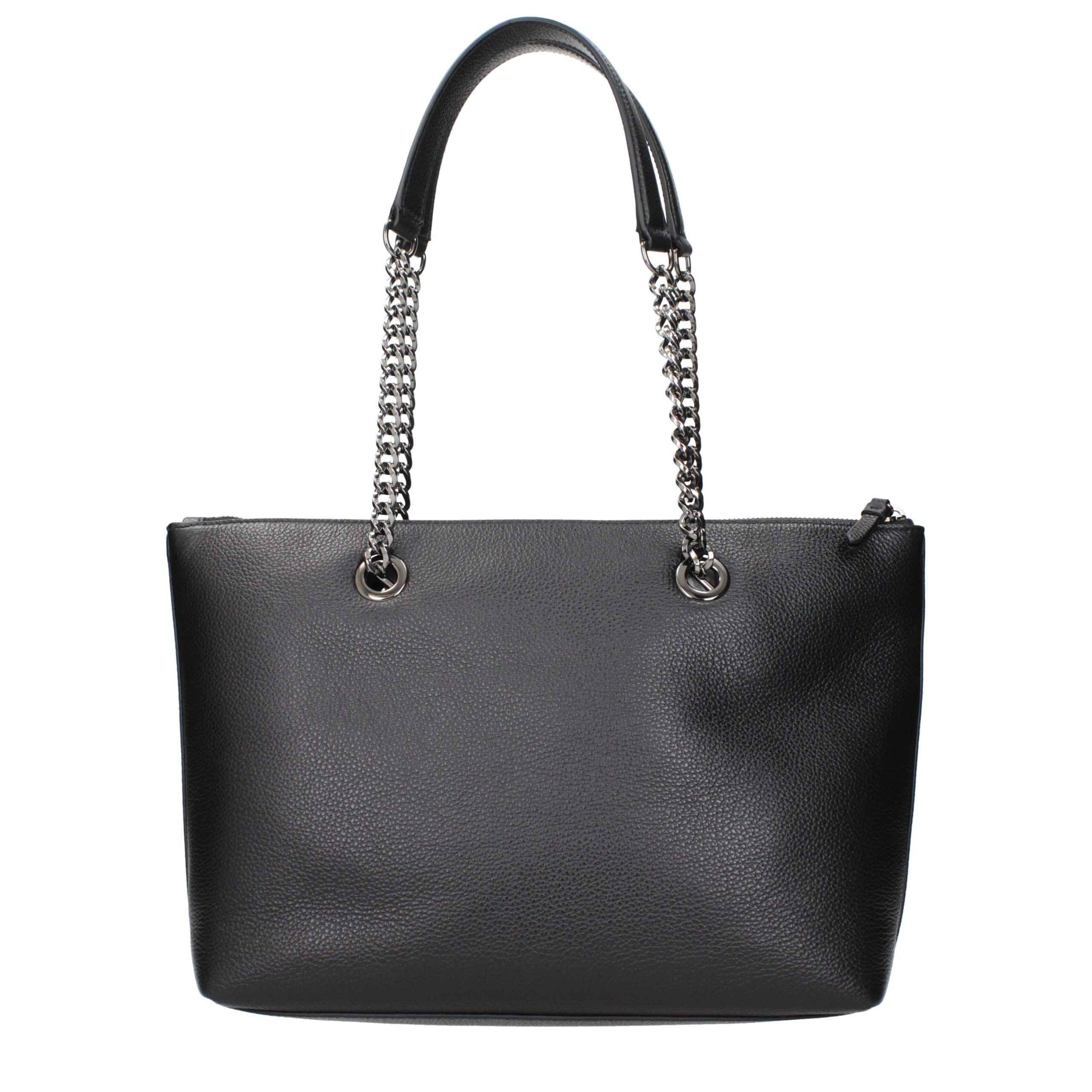 Jimmy Choo Black Leather Shoulder Bag