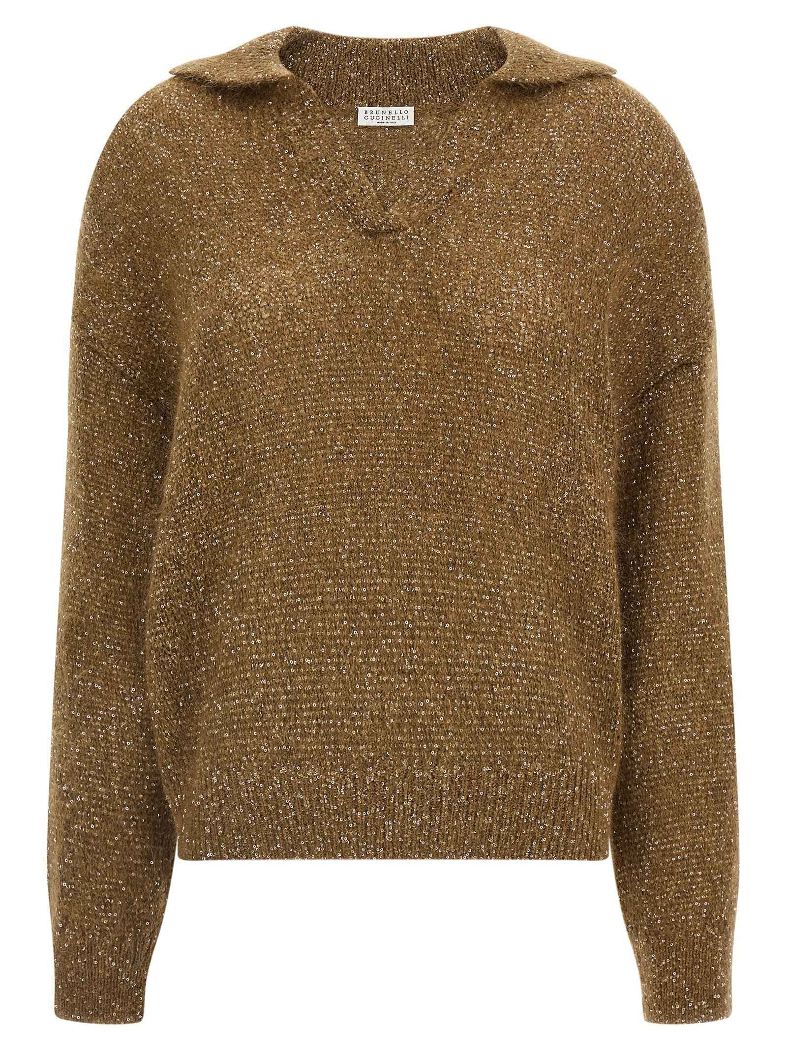 Brunello Cucinelli Brown Polyamide Polo Shirt
