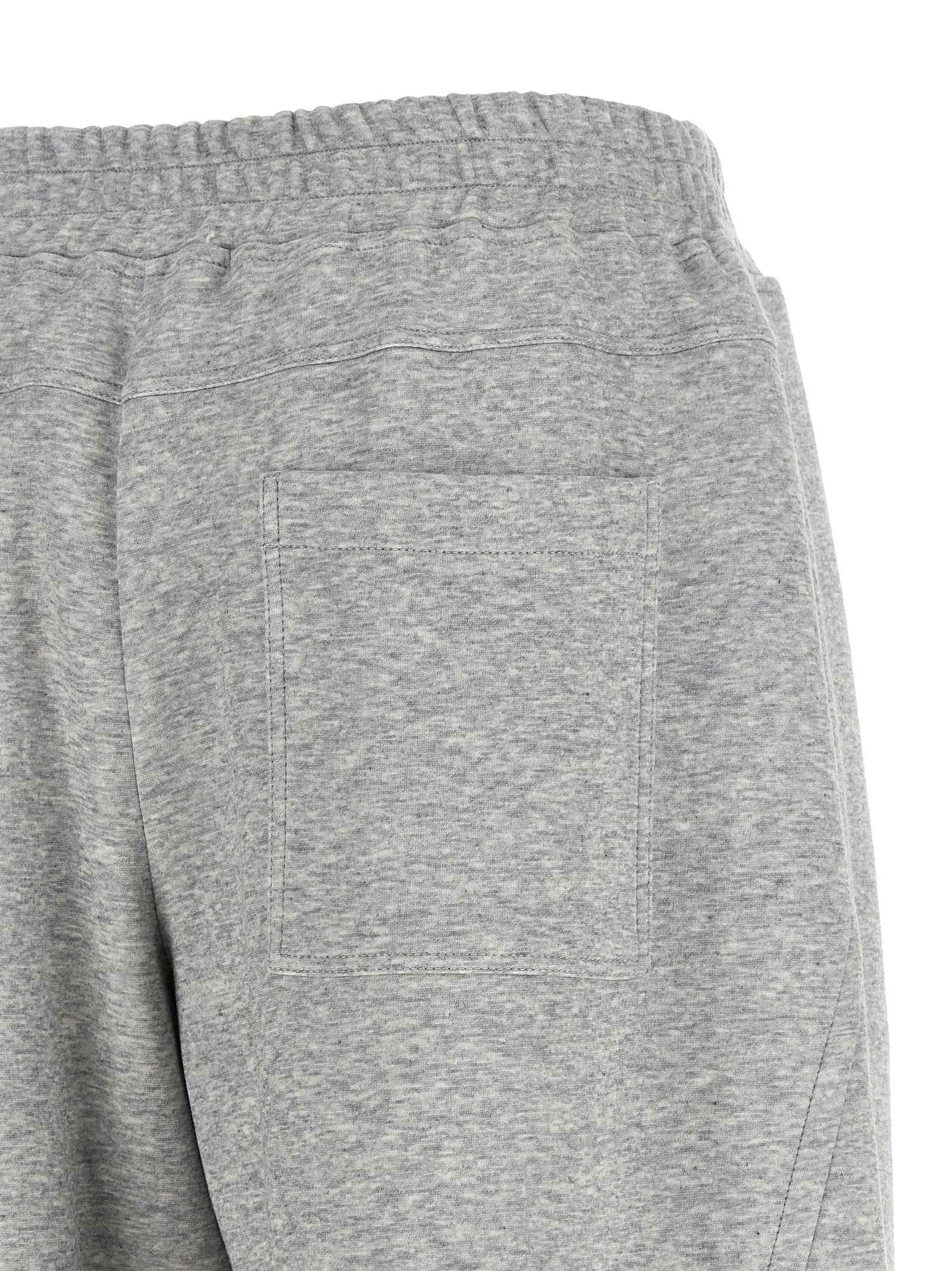 Brunello Cucinelli Gray Cotton Athletic Pants