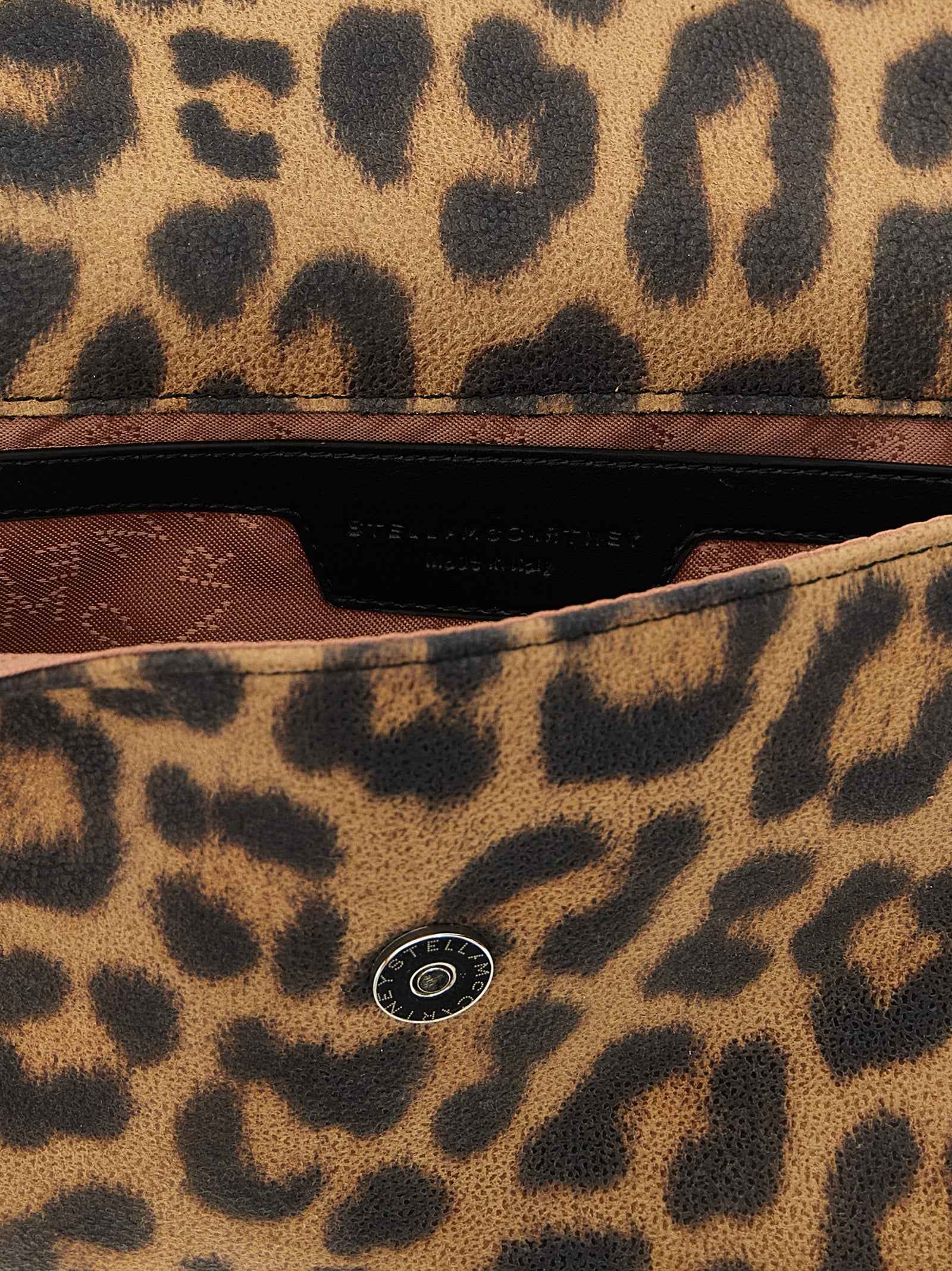 Stella McCartney Brown Polyester Clutch Bag