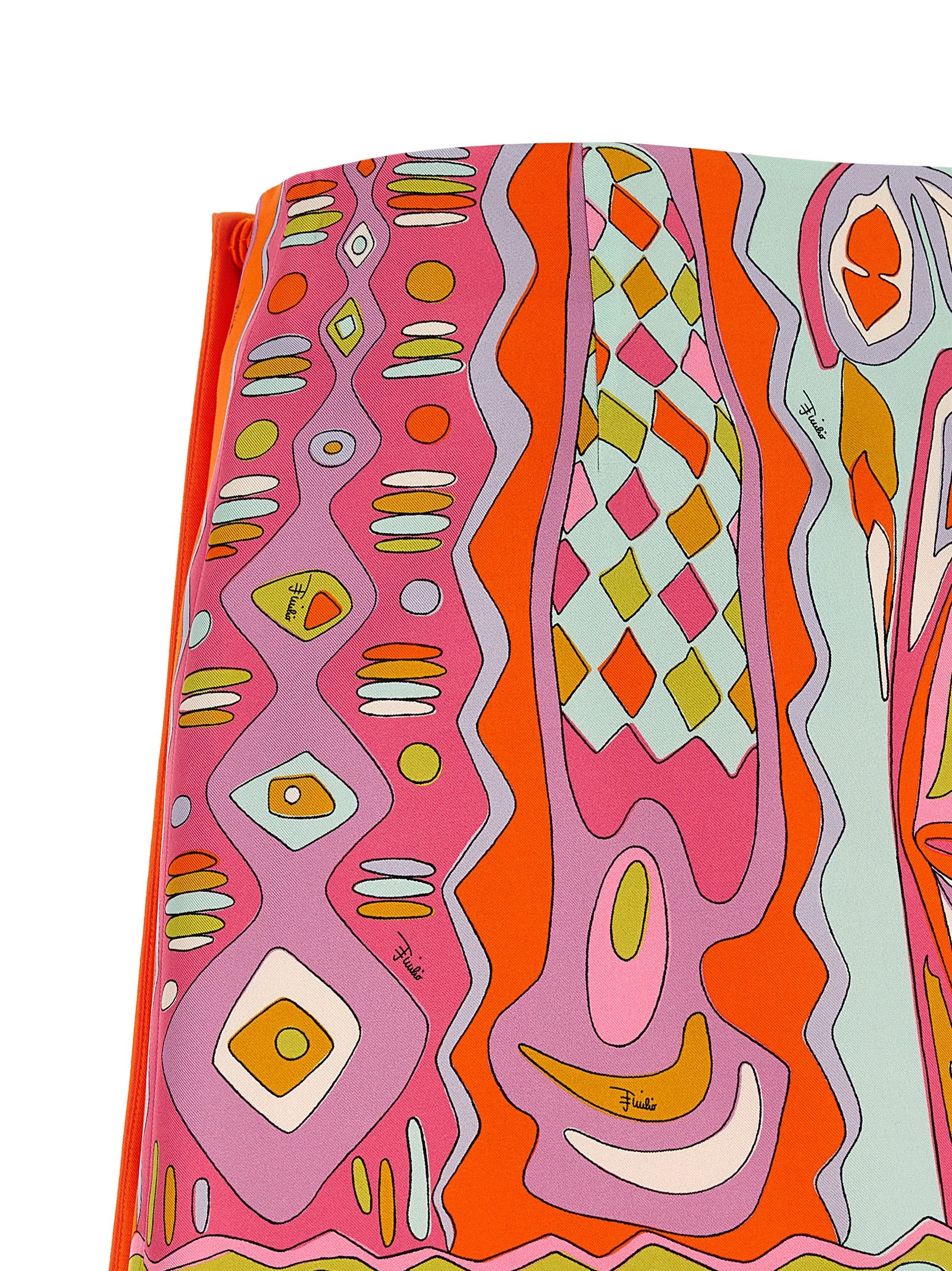 Emilio Pucci Multicolor Silk Long Skirt