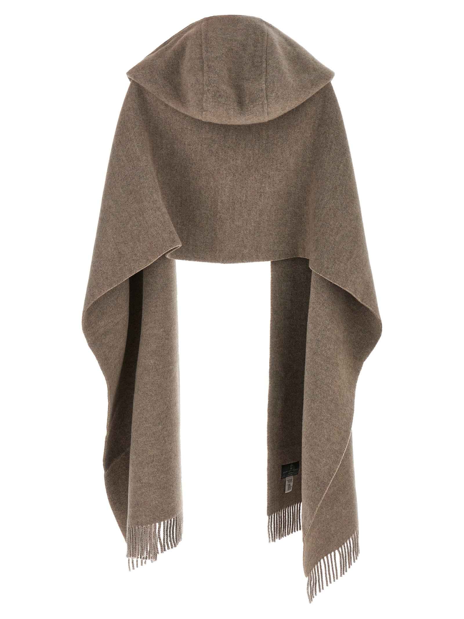 Brunello Cucinelli Brown Wool Scarf