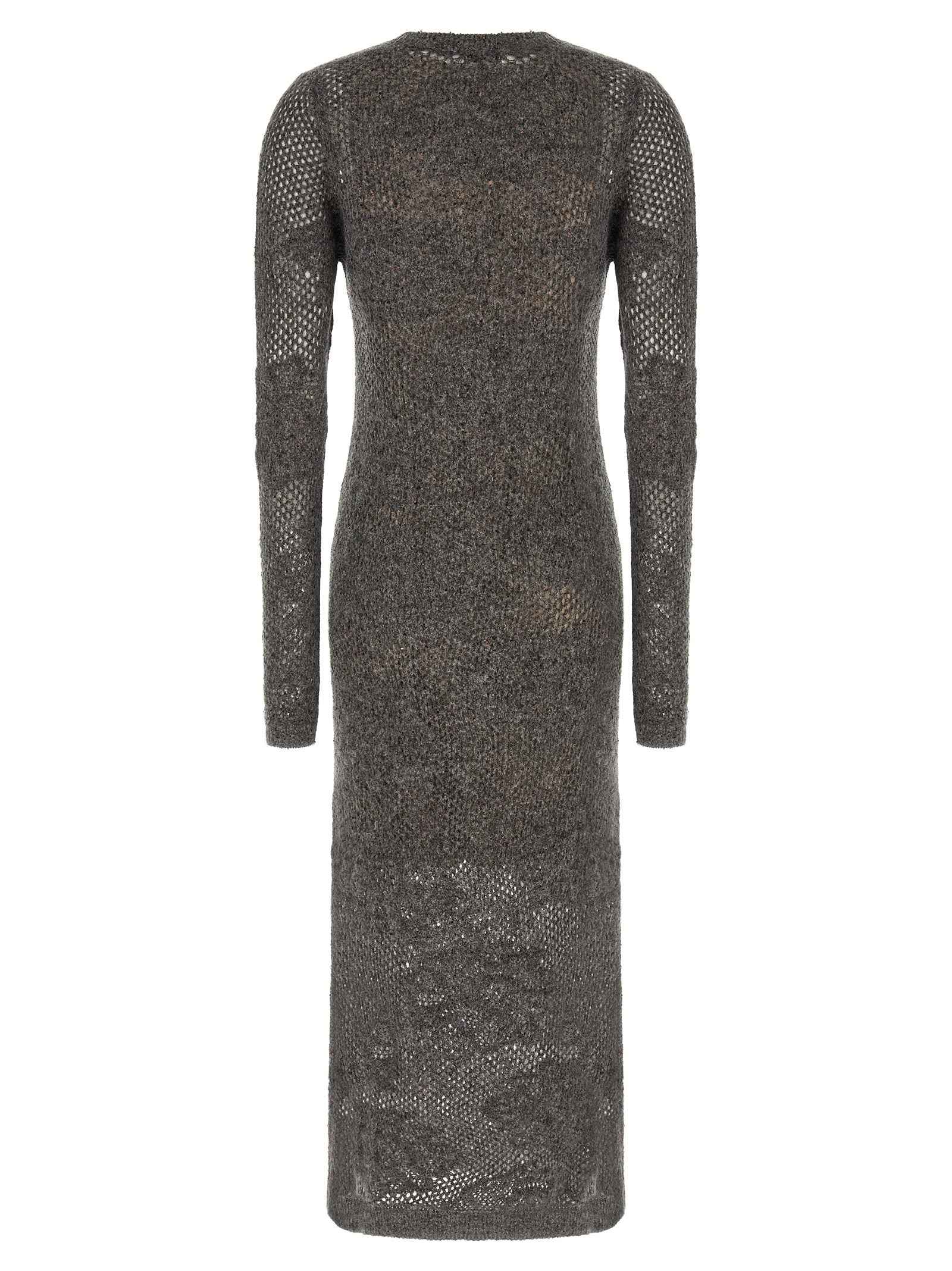 Brunello Cucinelli Gray Nylon Casual Dress