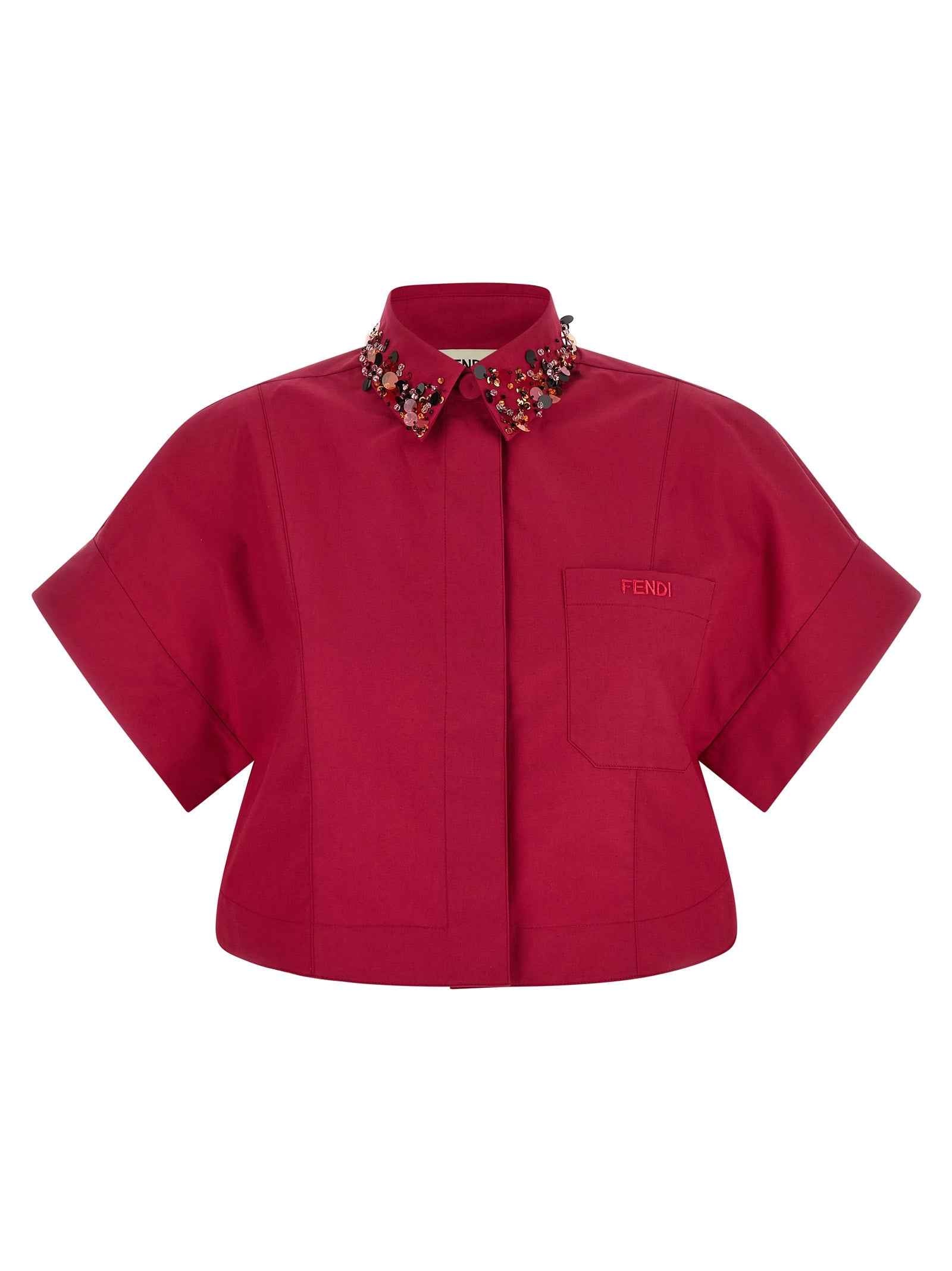 Fendi Multicolor Cotton Blouse