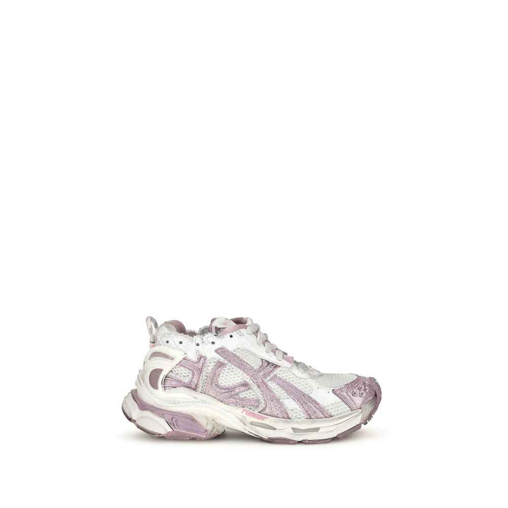Balenciaga Purple Polyester Athletic Sneakers