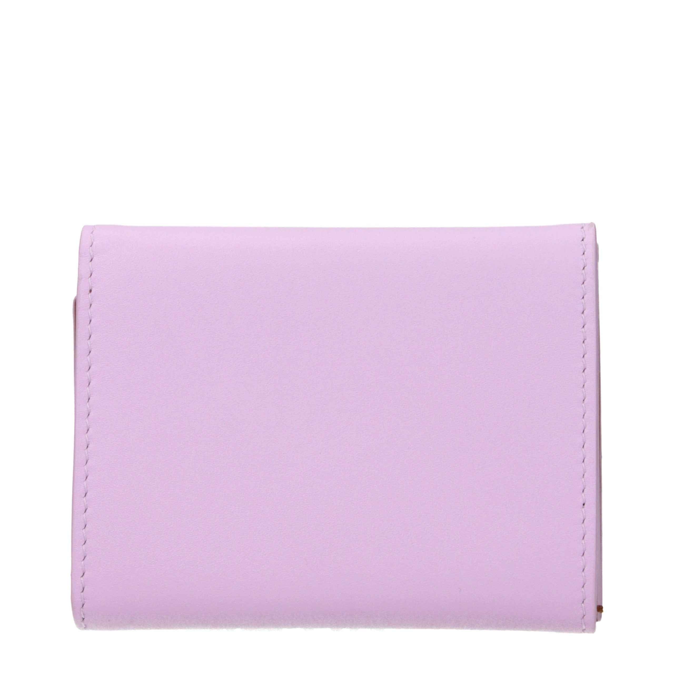 Jil Sander Pink Leather Wallet