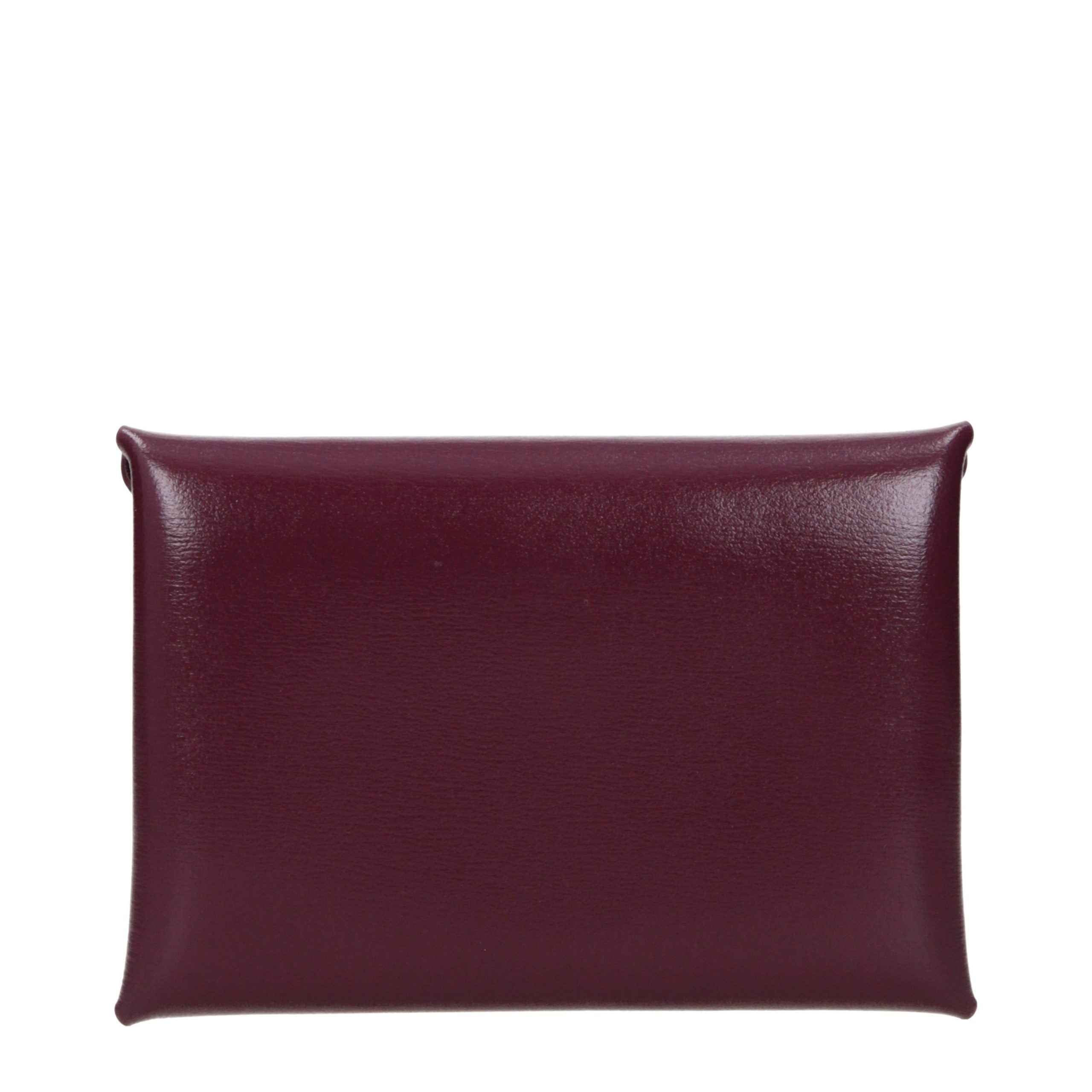 Jil Sander Red Leather Wallet