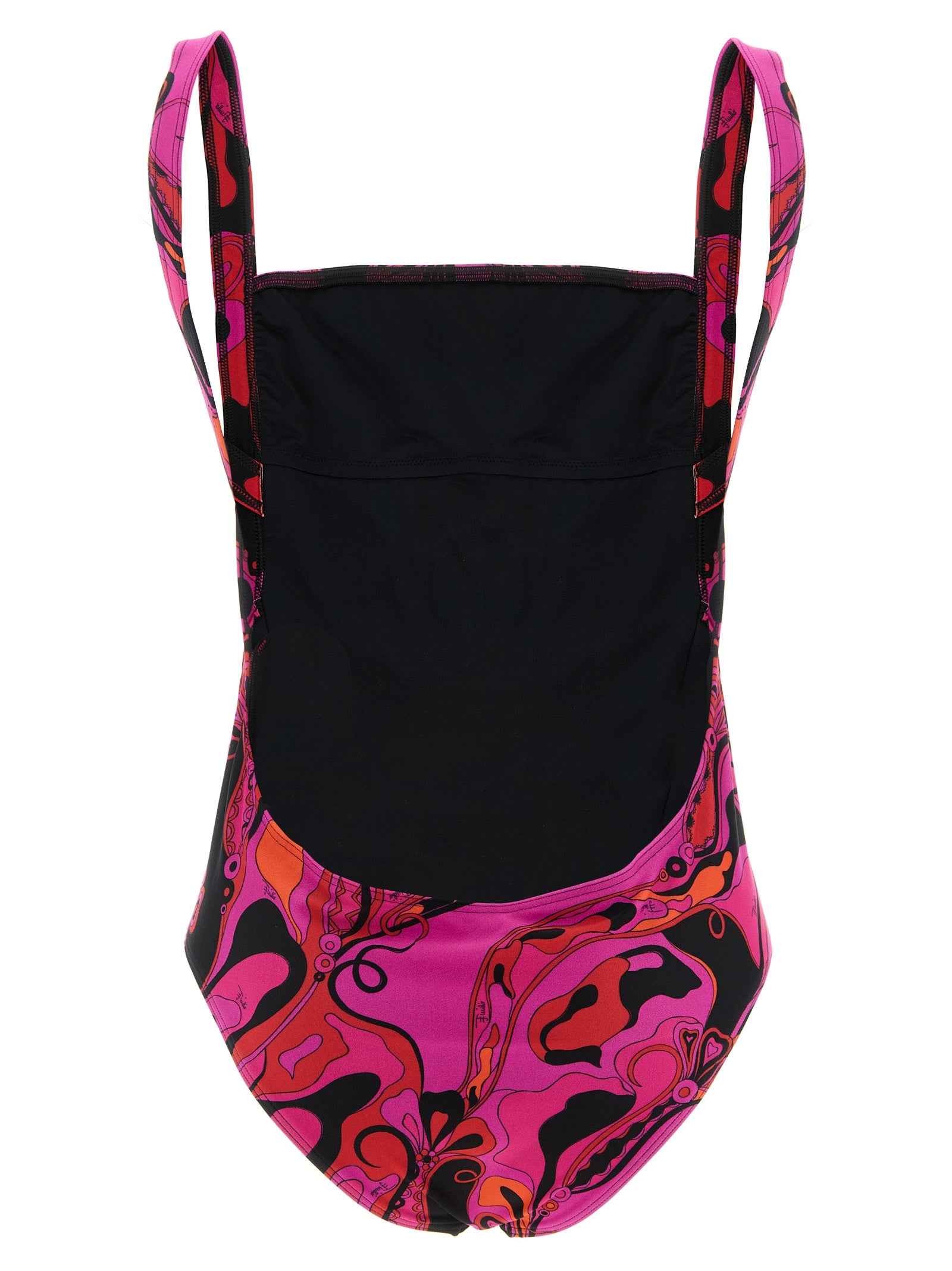 Emilio Pucci Fuchsia Polyamide One-Piece Swimsuit