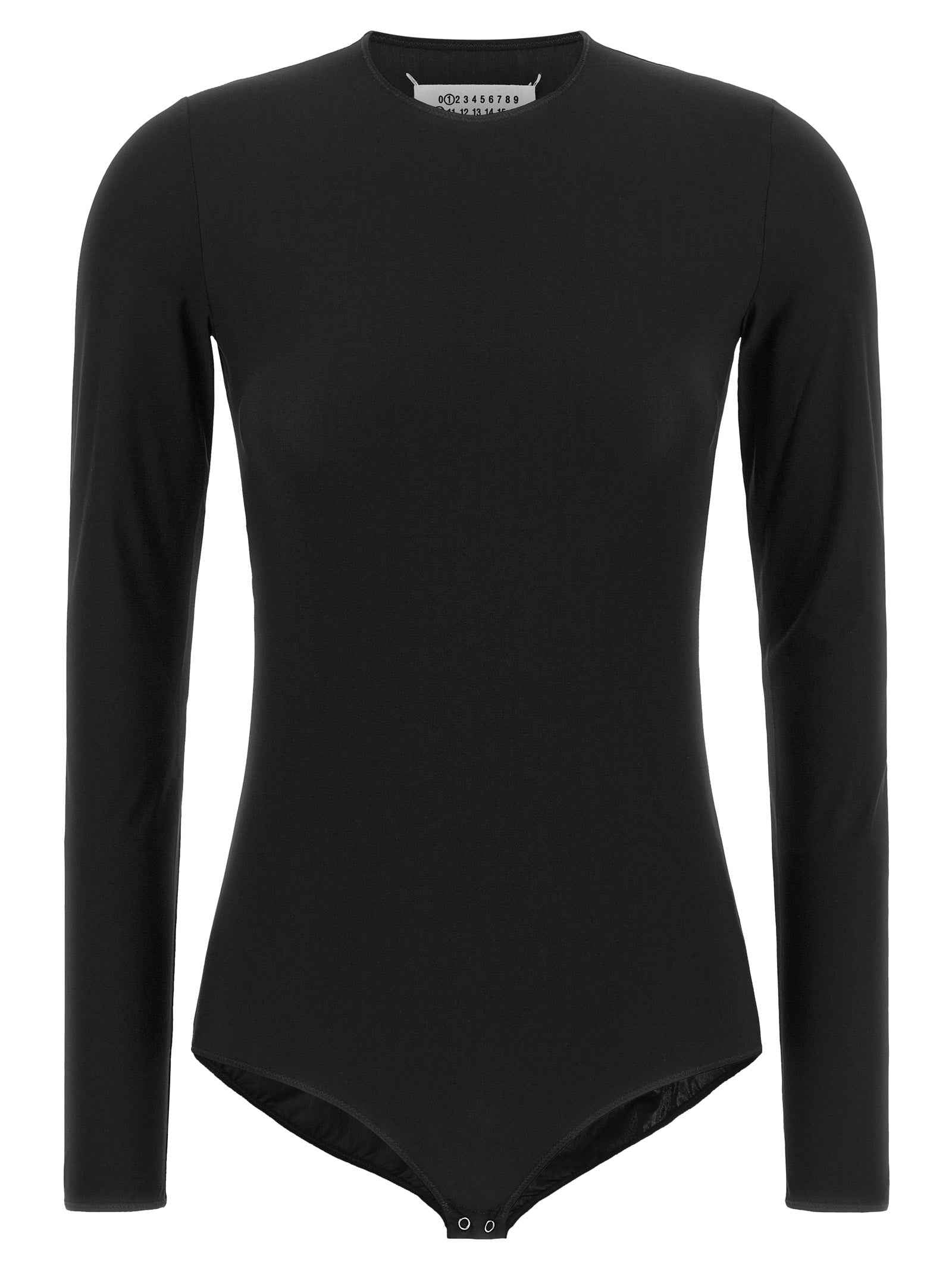 Maison Margiela Black Polyamide Bodysuit