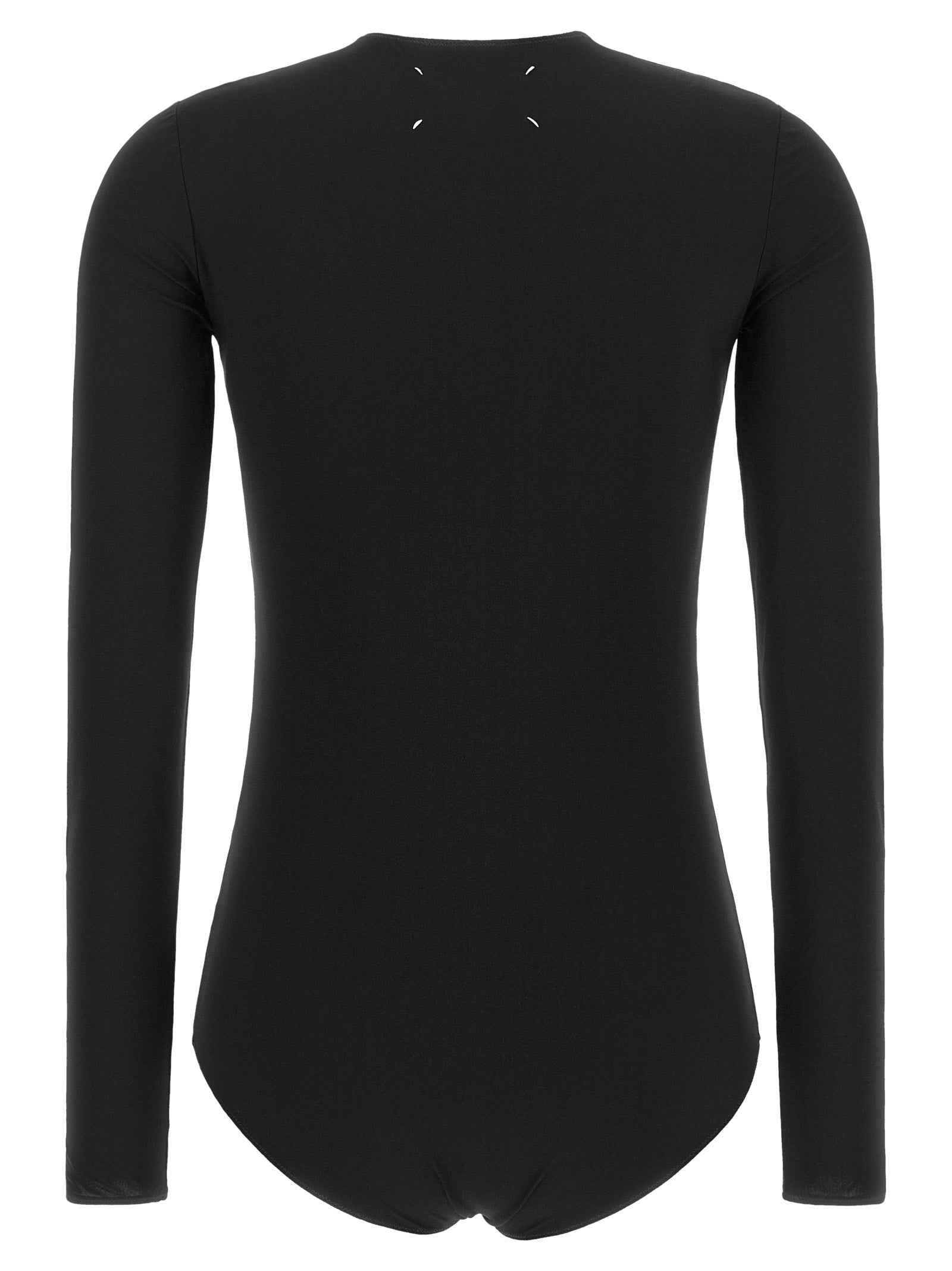 Maison Margiela Black Polyamide Bodysuit
