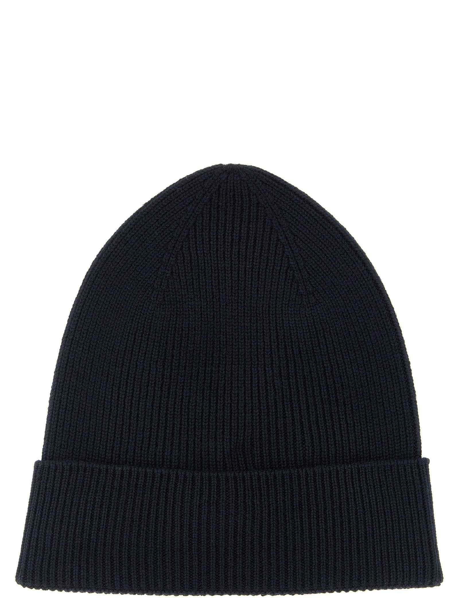 Moncler Blue Virgin Wool Beanie