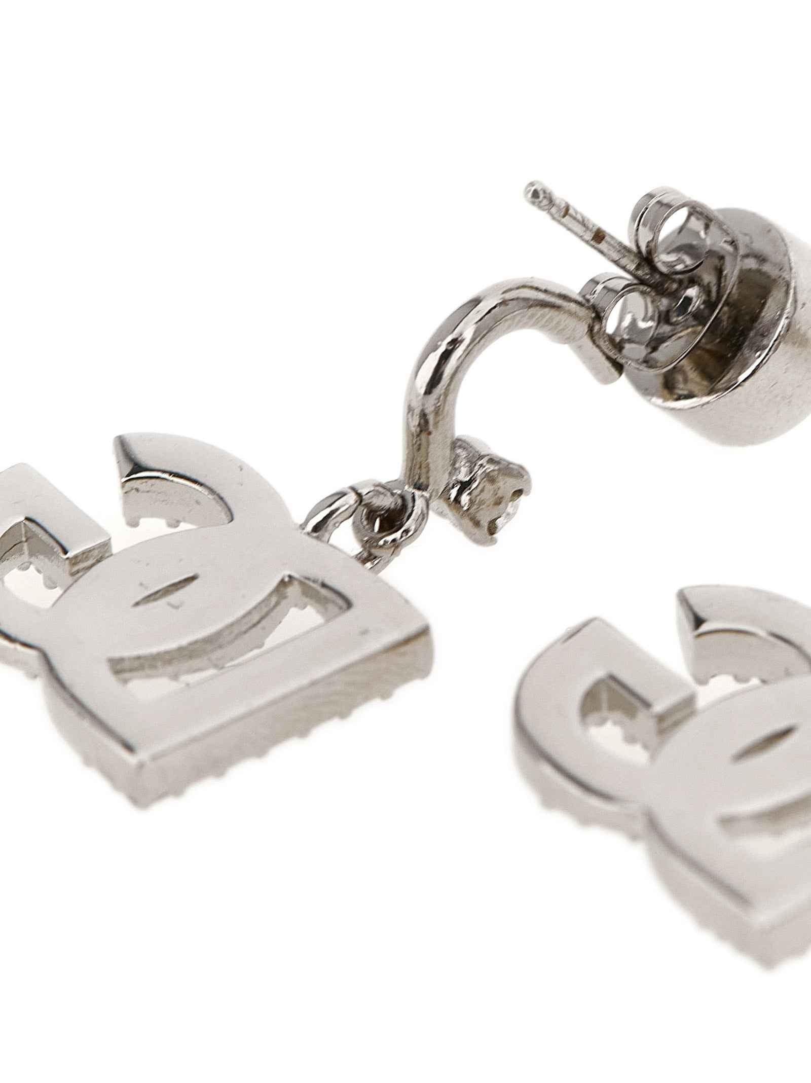 Dolce & Gabbana Silver Brass Earrings
