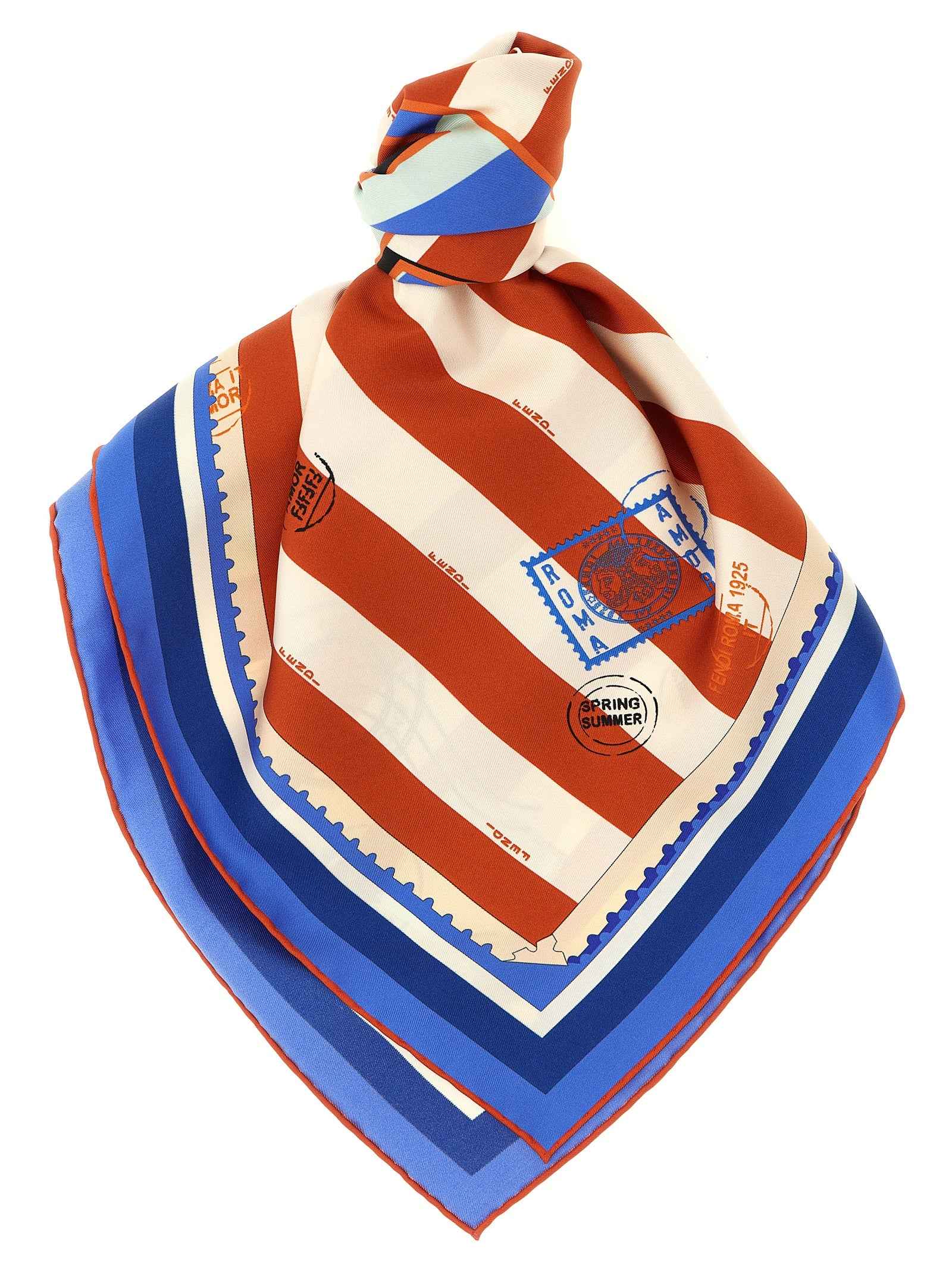 Fendi Multicolor Silk Foulard