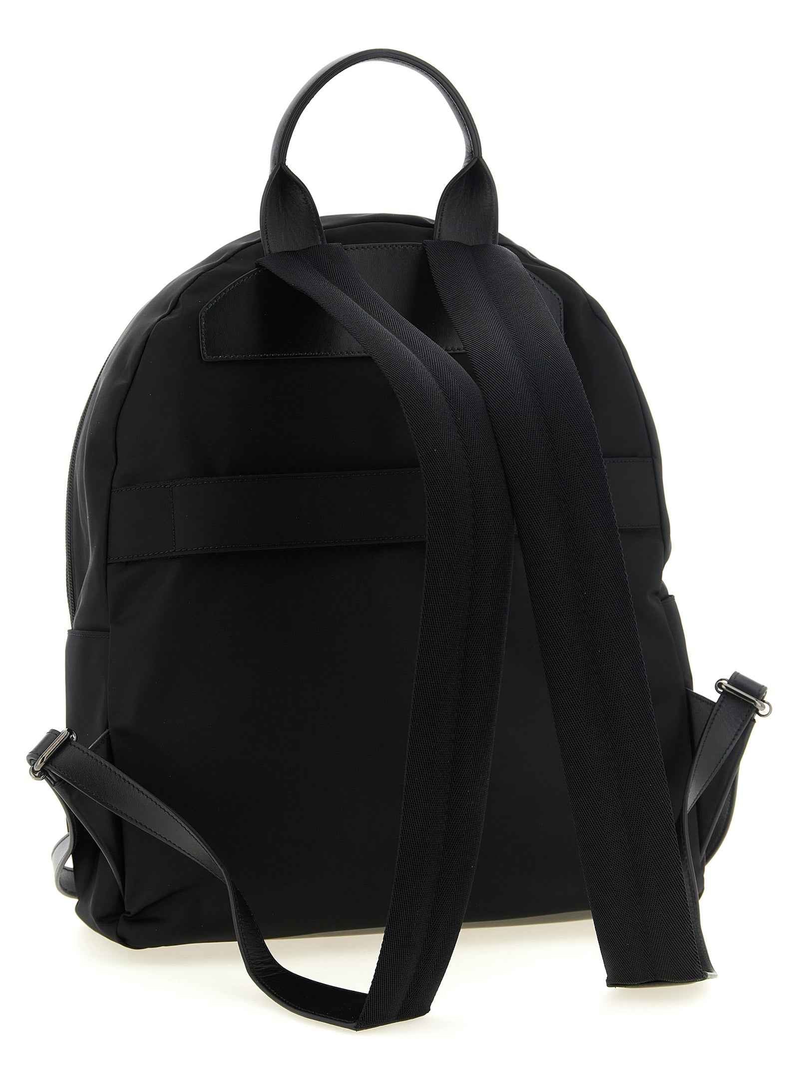 Kiton Black Polyamide Backpack