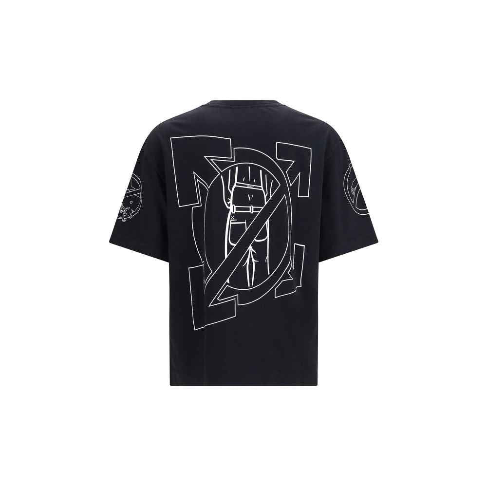 Off-White Black Cotton T-Shirt