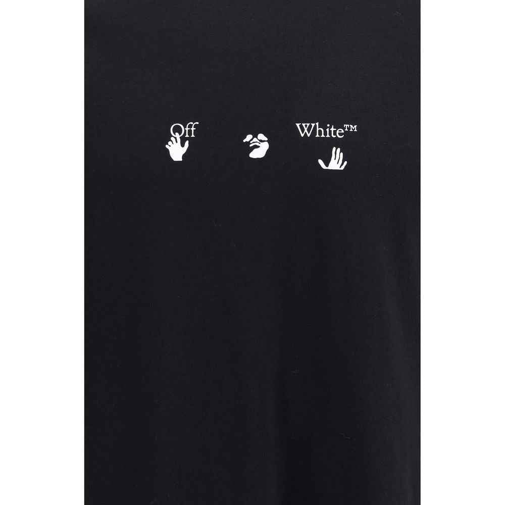 Off-White Black Cotton T-Shirt