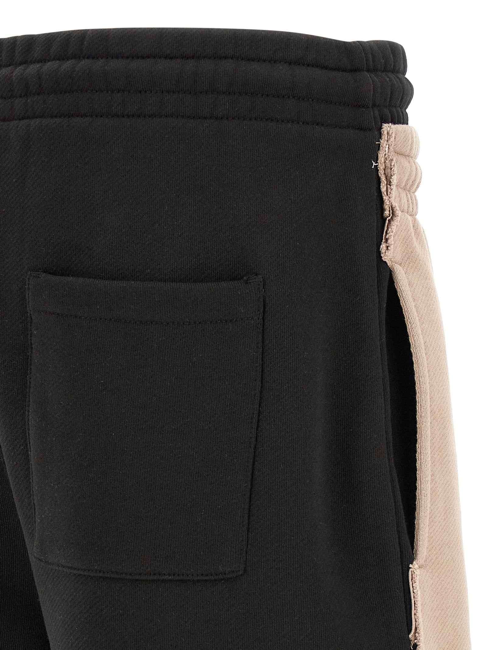 Off-White Multicolor Cotton Bermuda Shorts