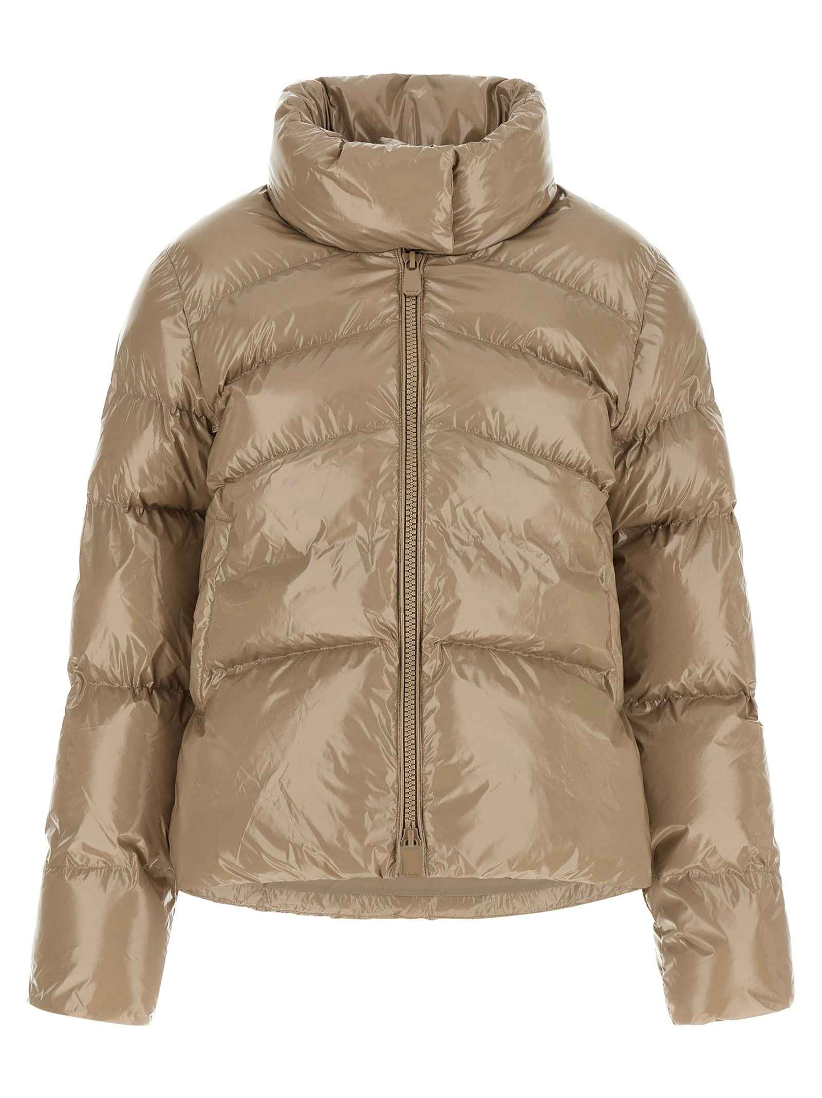 PINKO Beige Polyamide Full-Length Jacket