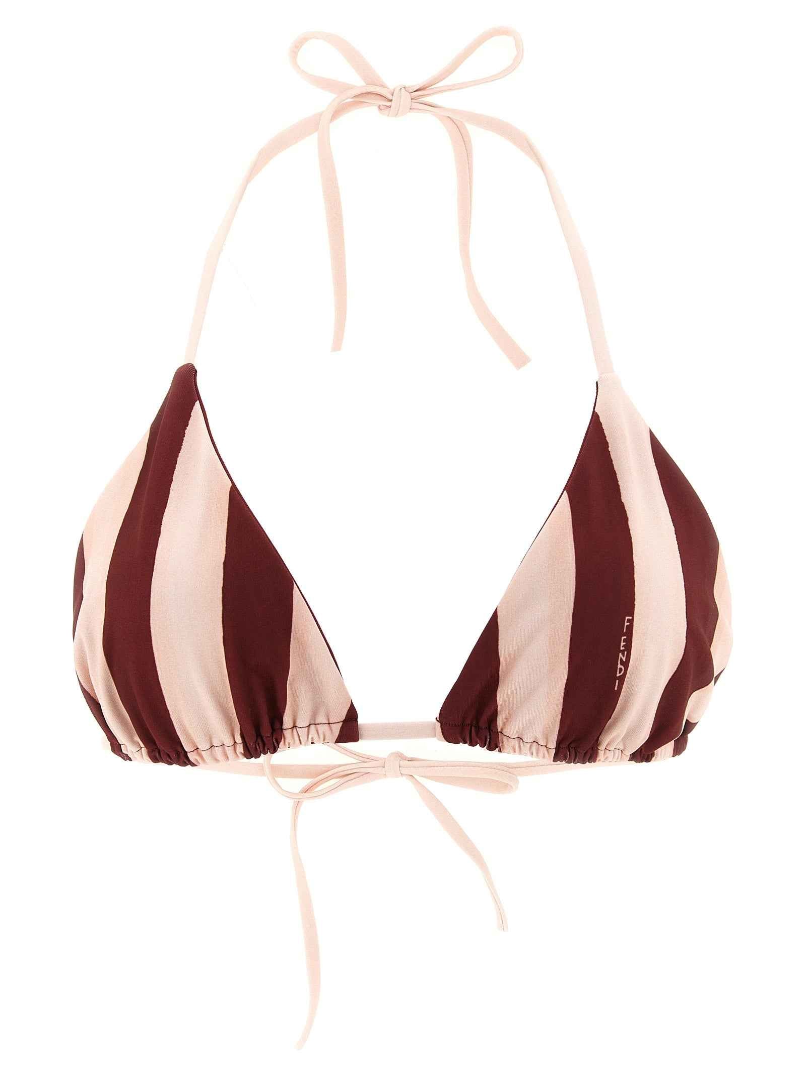 Fendi Bordeaux Polyester Bikini