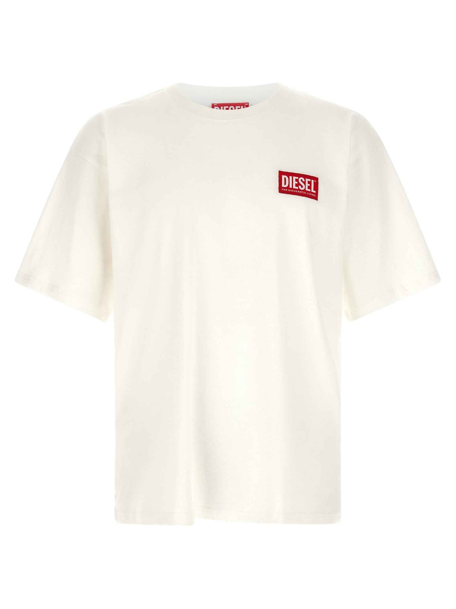 Diesel White Cotton Sportswear