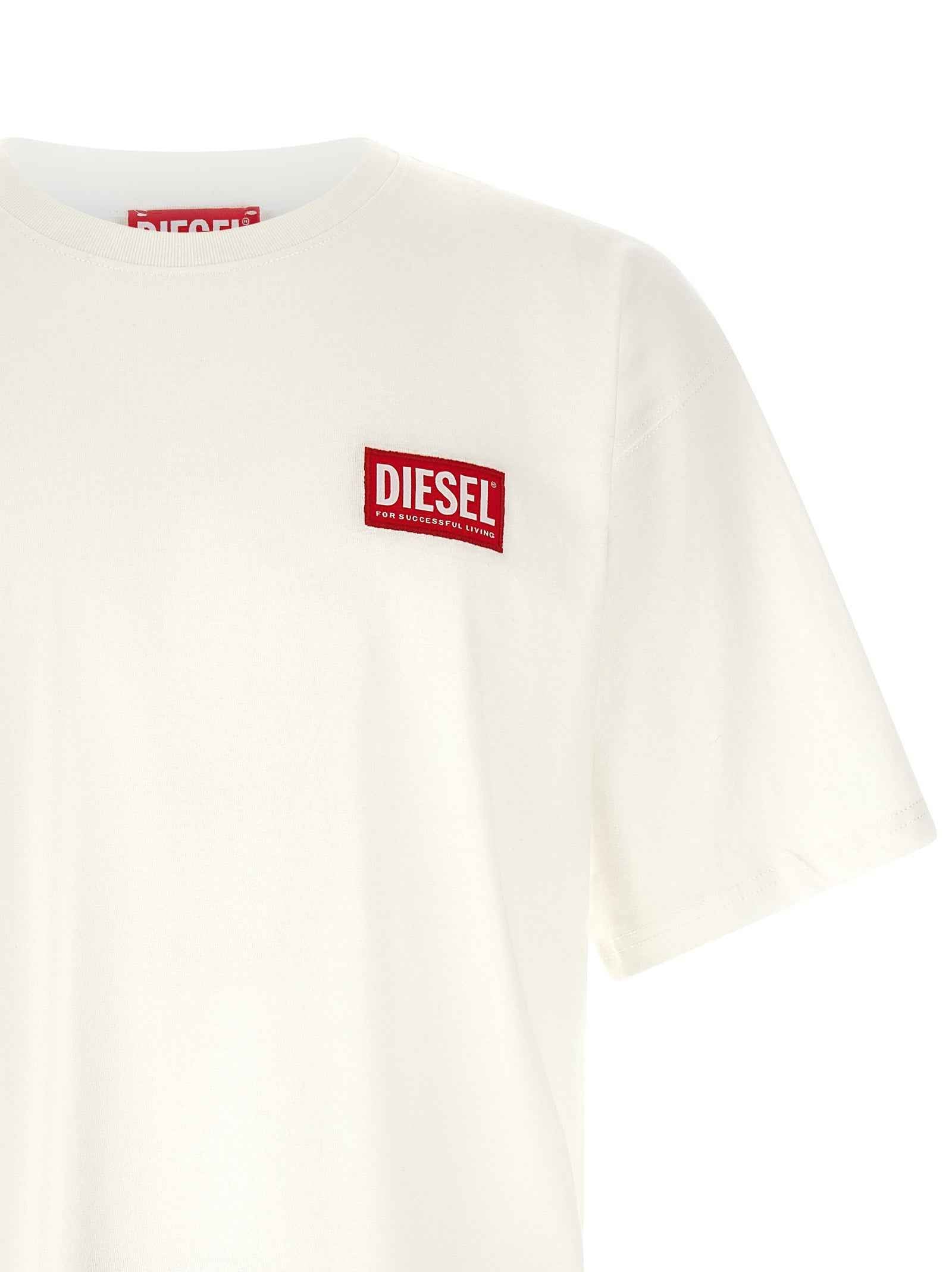 Diesel White Cotton Sportswear
