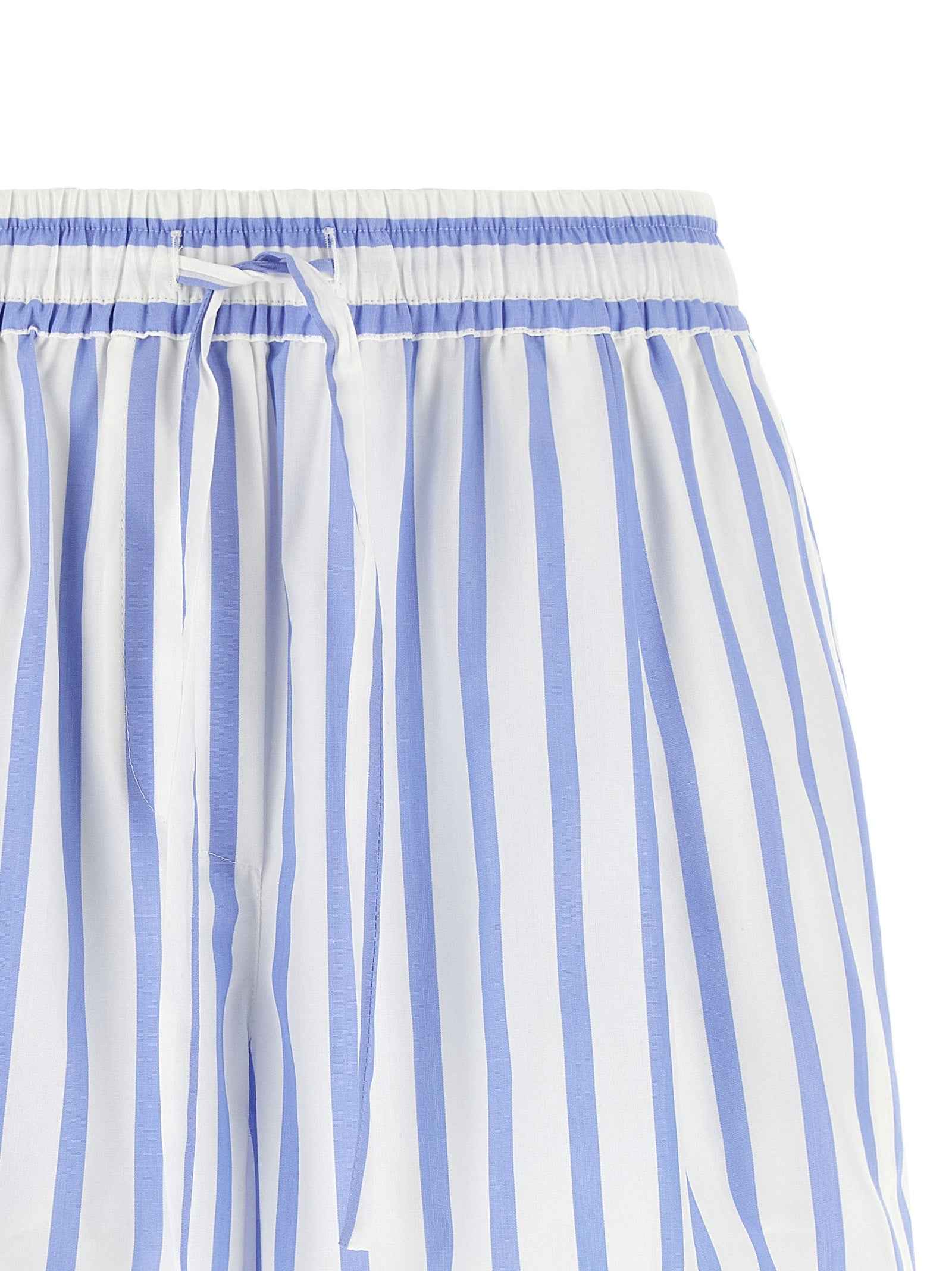 Dolce & Gabbana Blue Cotton Bermuda Shorts