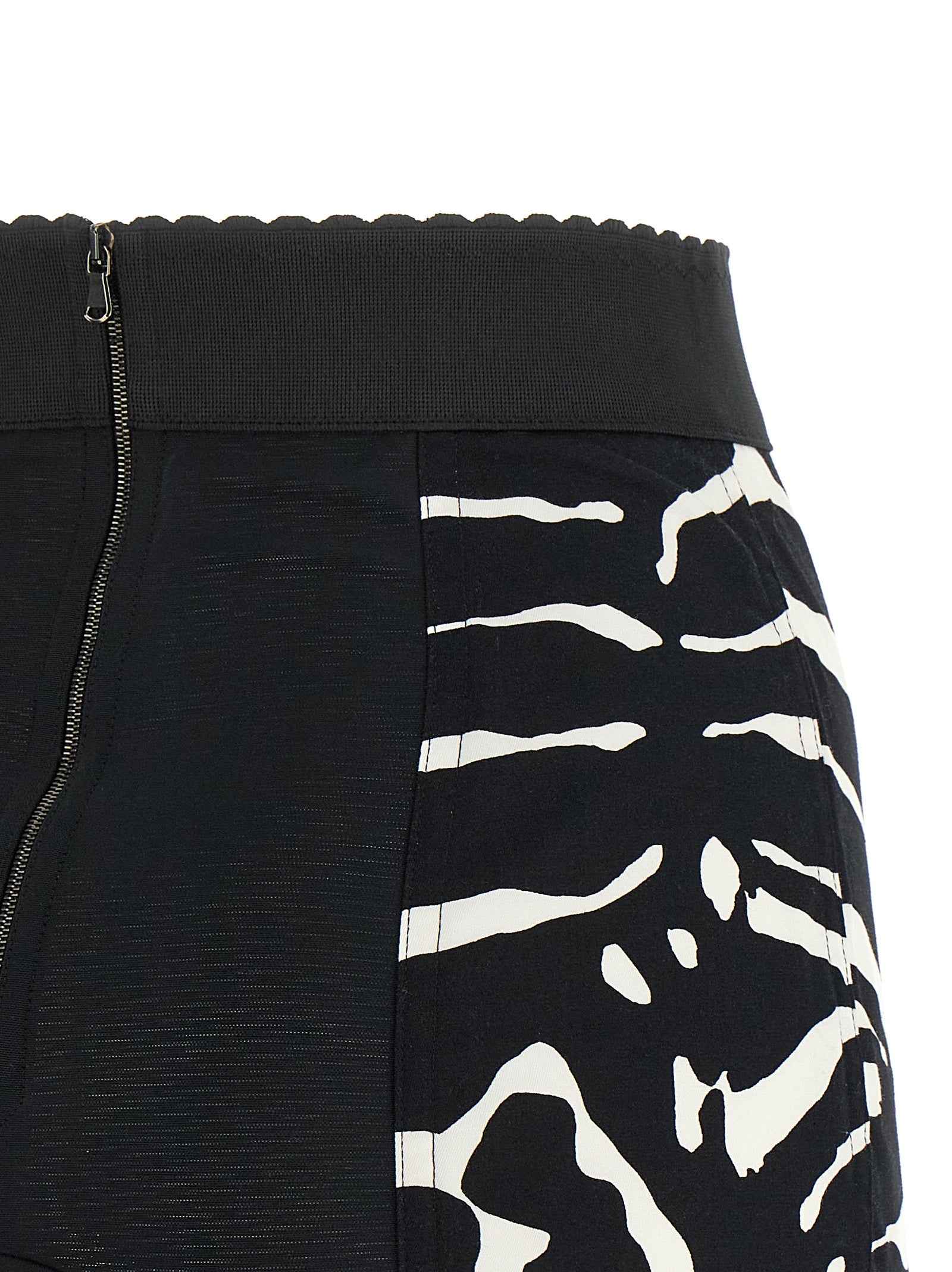 Dolce & Gabbana Bicolor Cotton Bermuda Shorts