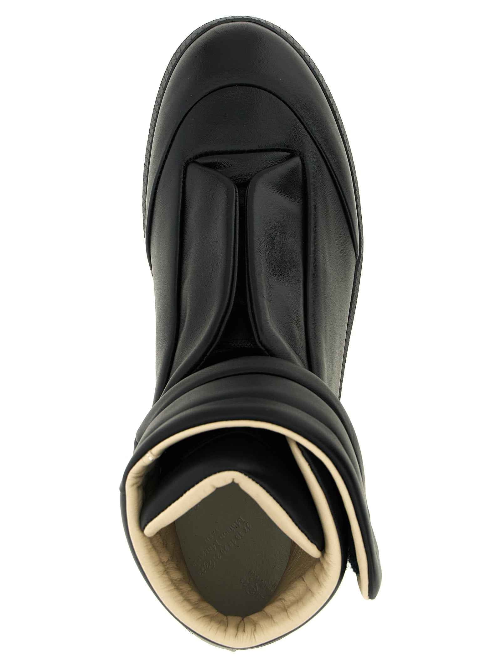 Maison Margiela Black Calfskin Chunky Sneakers