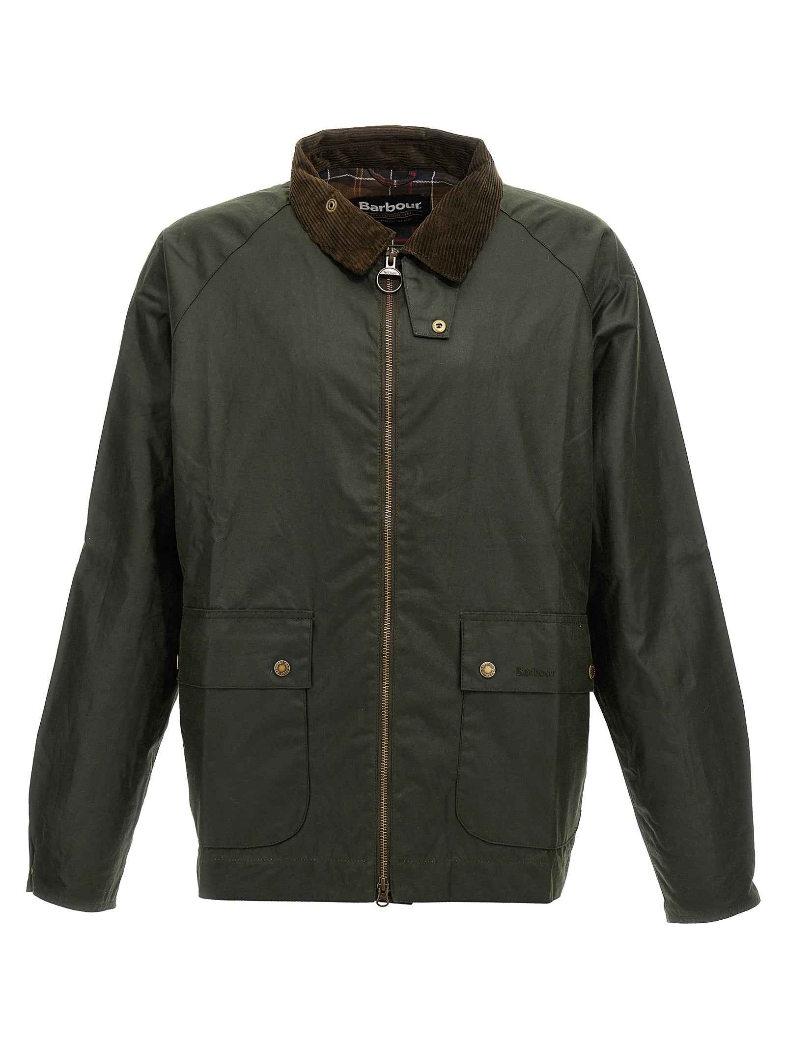 Barbour Bicolor Cotton Full-Length Jacket