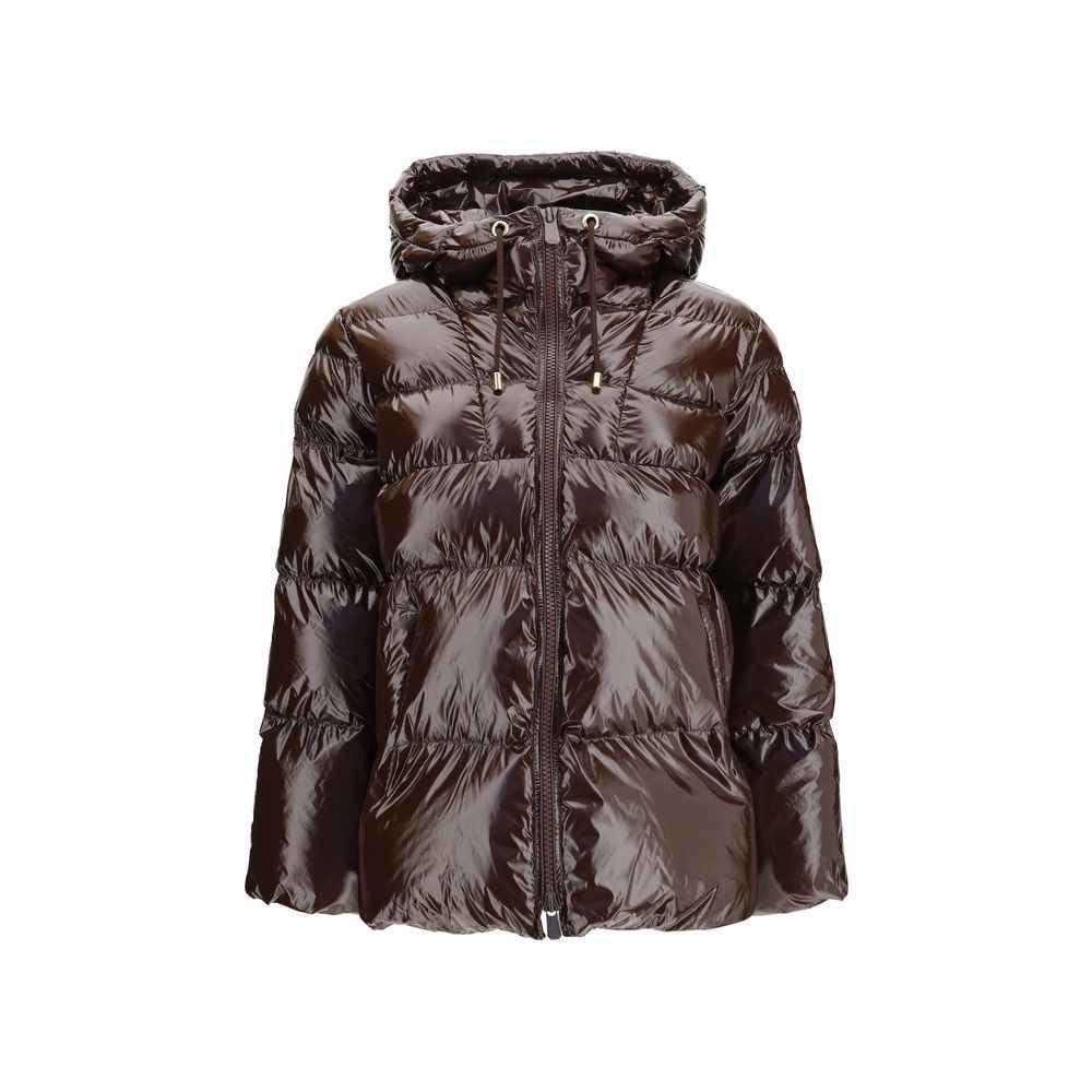 PINKO Brown Polyamide Full-Length Jacket
