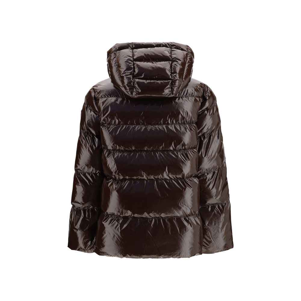 PINKO Brown Polyamide Full-Length Jacket