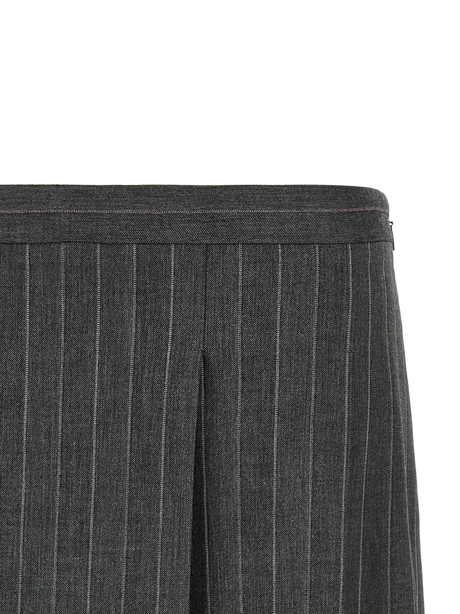 PINKO Gray Polyester Long Skirt