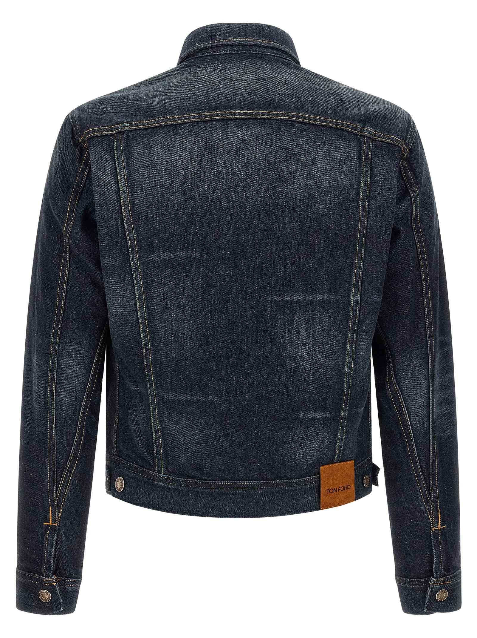 Tom Ford Blue Cotton Denim Jacket