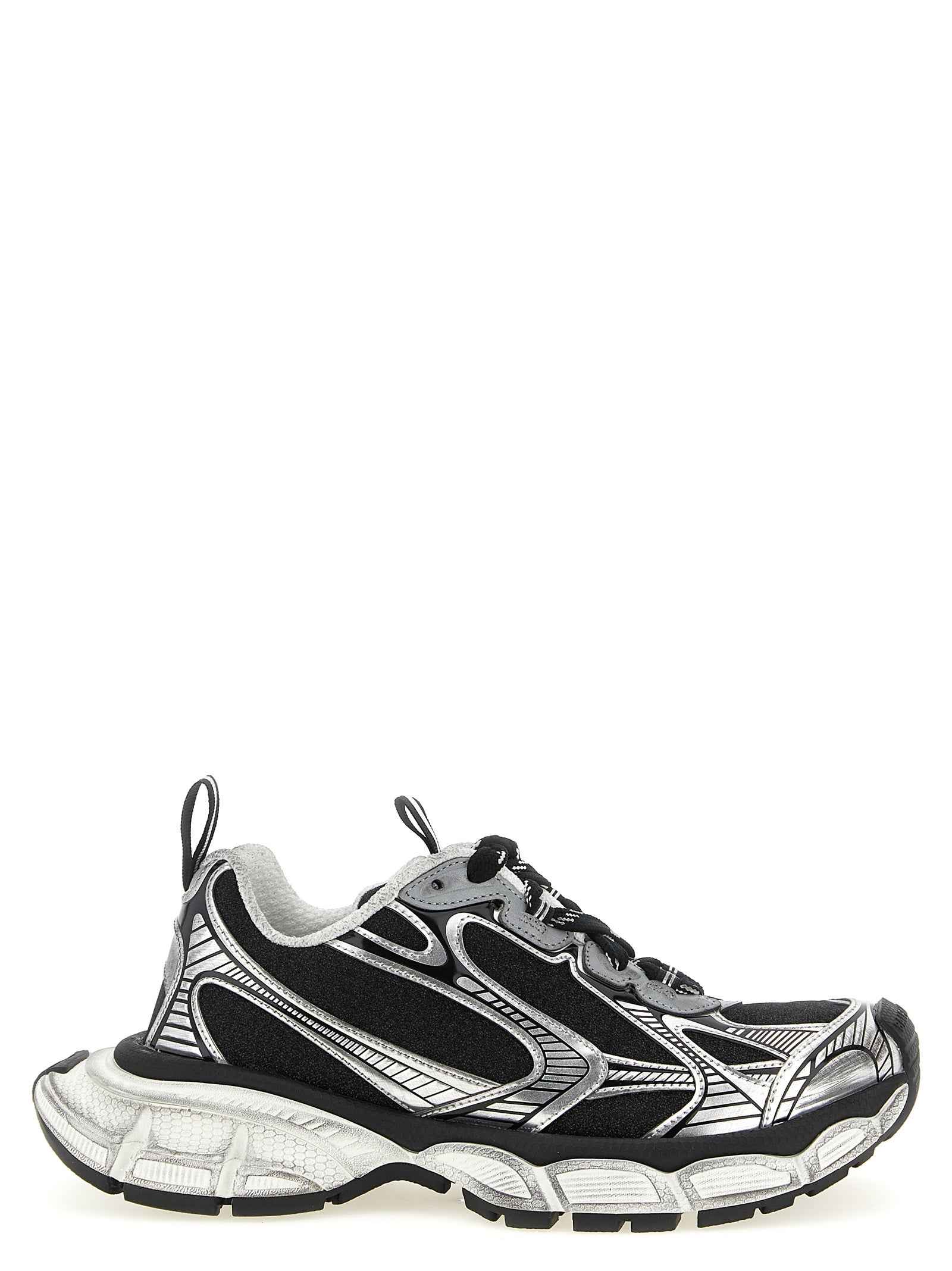 Balenciaga Black Polyethylene Athletic Sneakers