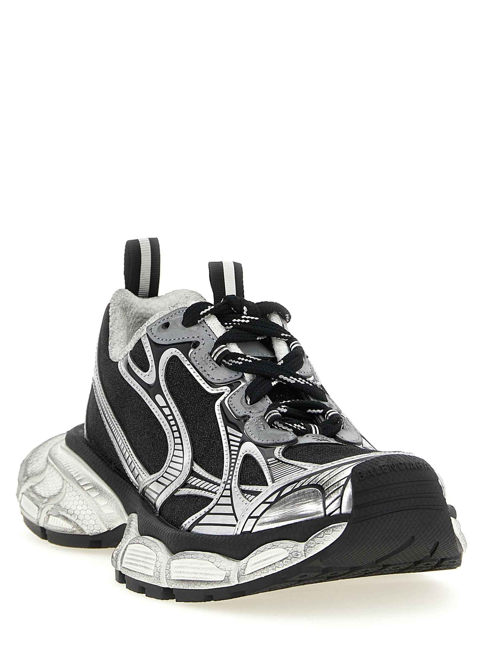 Balenciaga Black Polyethylene Athletic Sneakers