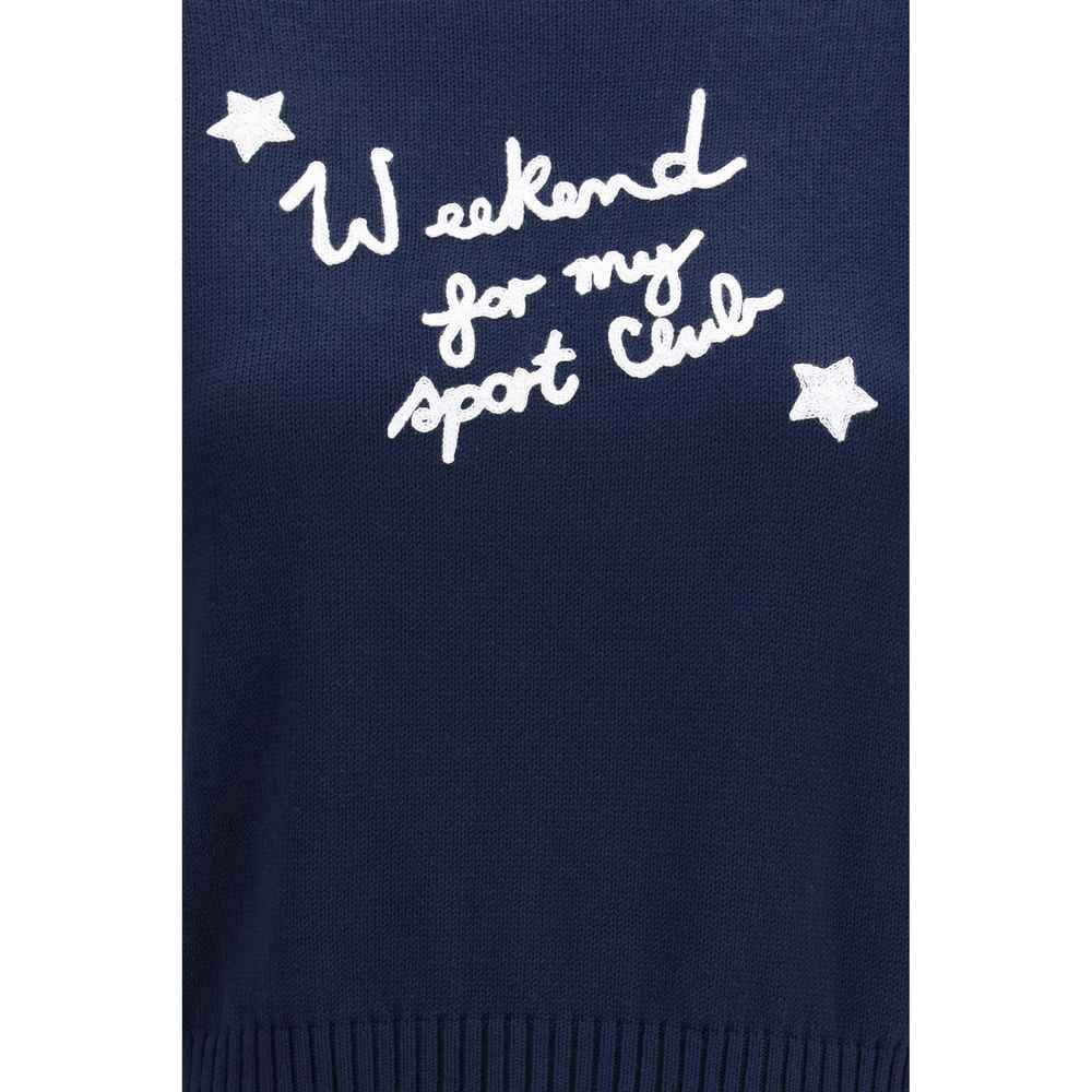 Max Mara Blue Cotton Sweatshirt