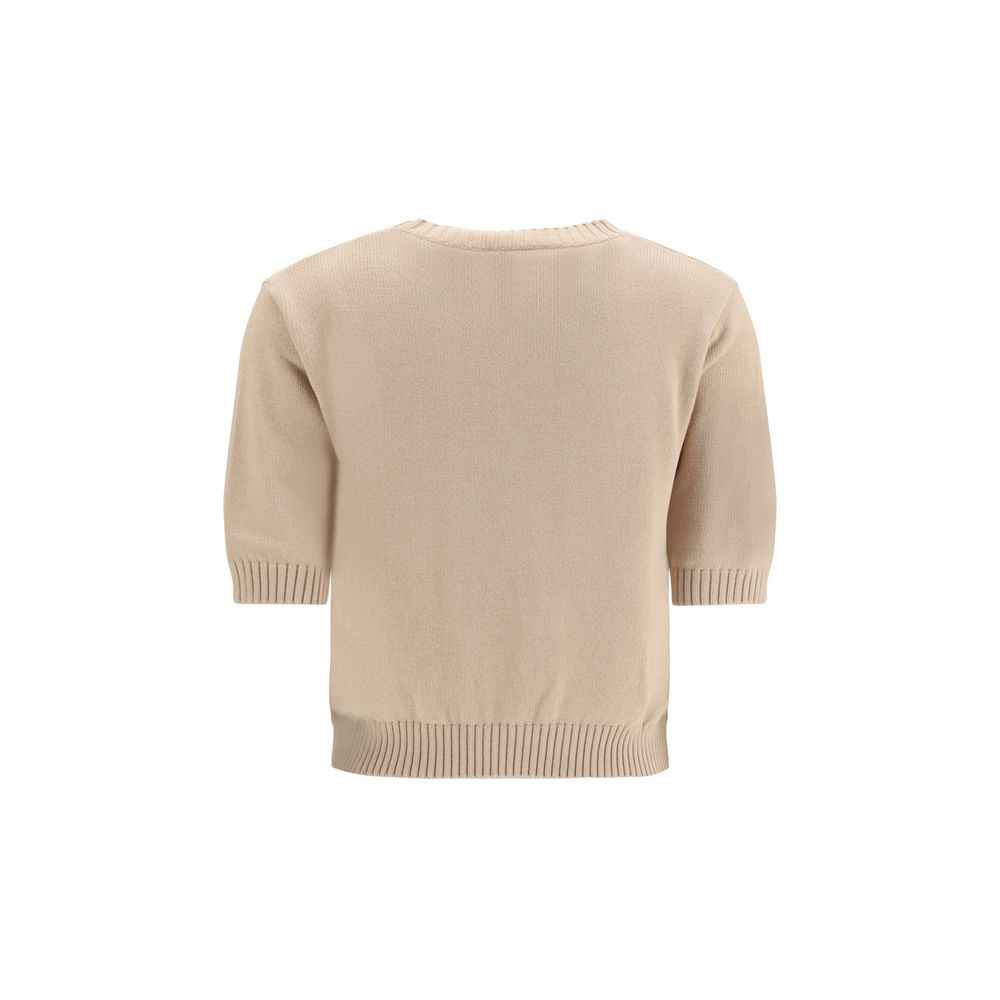 Max Mara Beige Cotton Sweatshirt