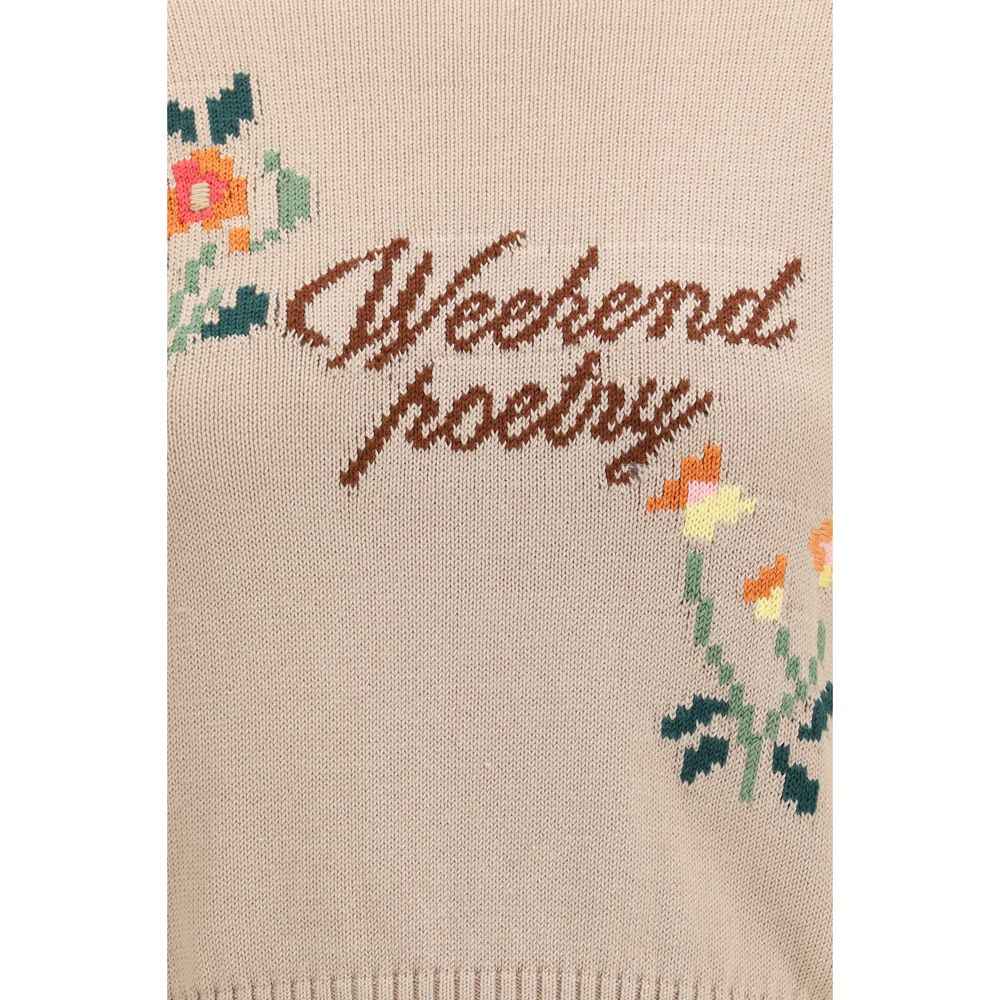 Max Mara Beige Cotton Sweatshirt