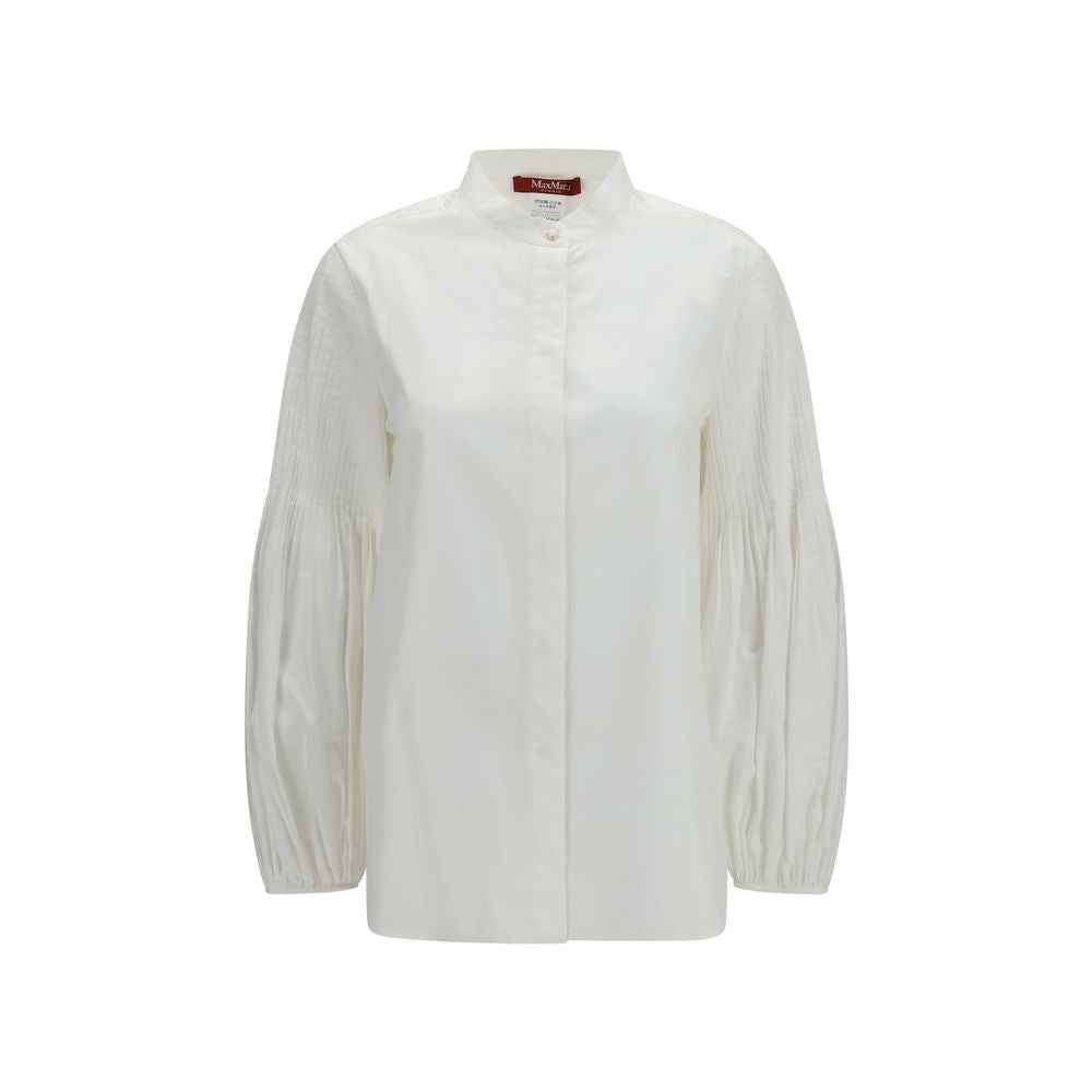 Max Mara White Cotton Blouse