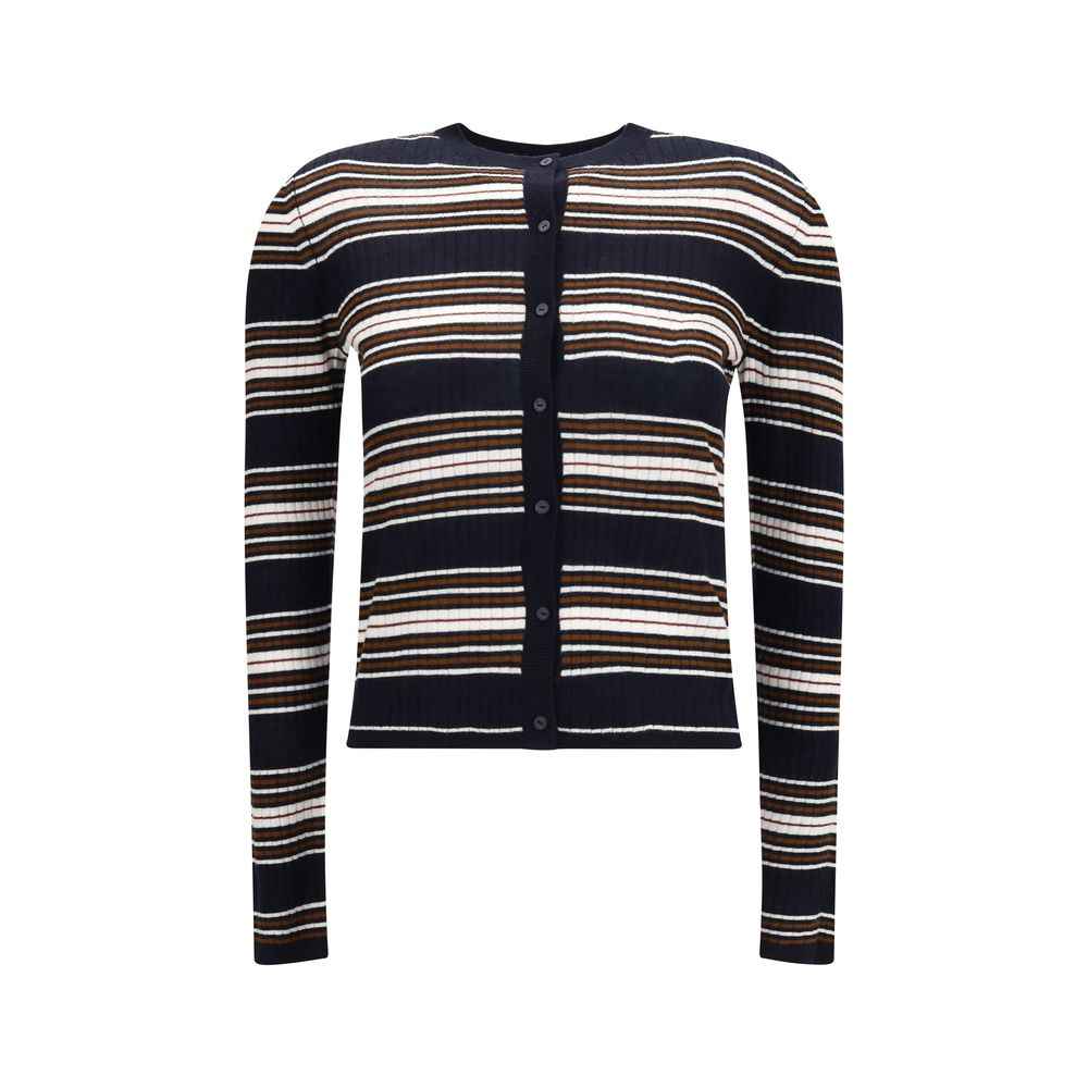 Max Mara Blue Silk Cardigan