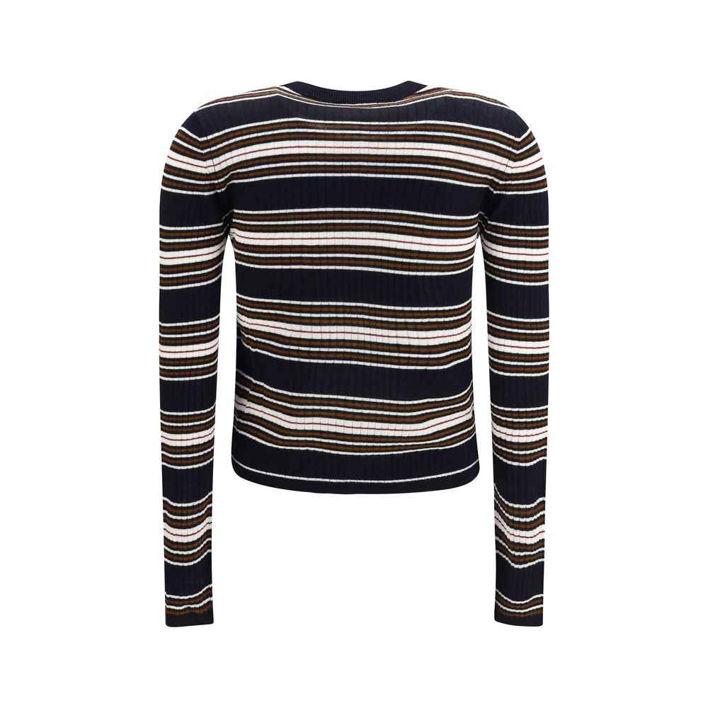 Max Mara Blue Silk Cardigan