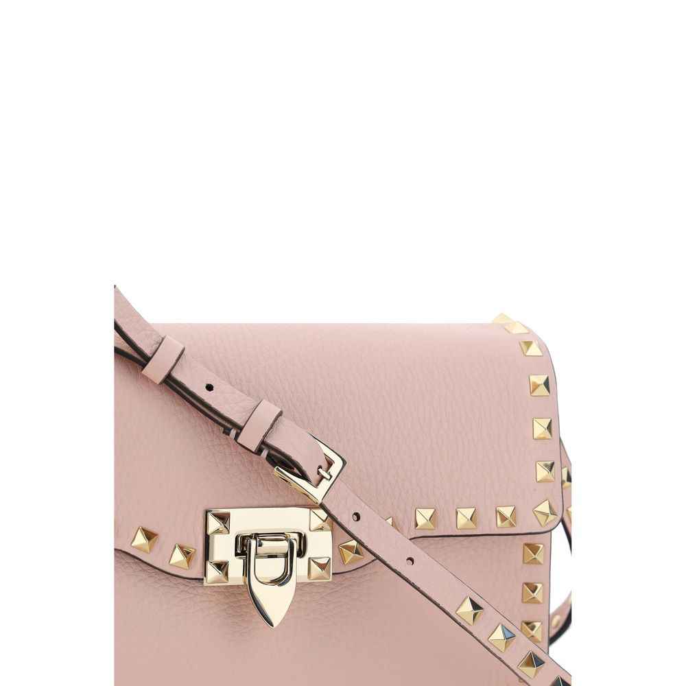 Valentino Garavani Pink Calf Leather Bos Taurus Shoulder Bag
