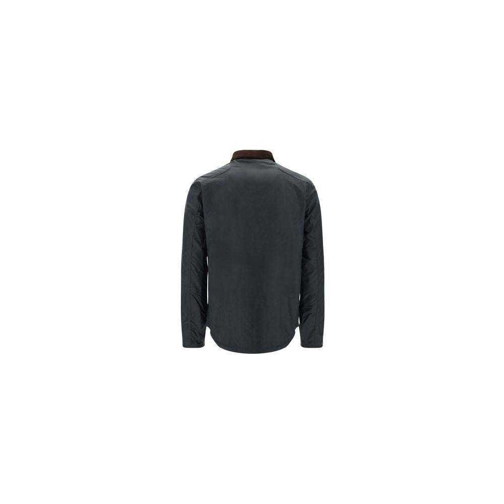 Barbour Black Cotton Full-Length Jacket