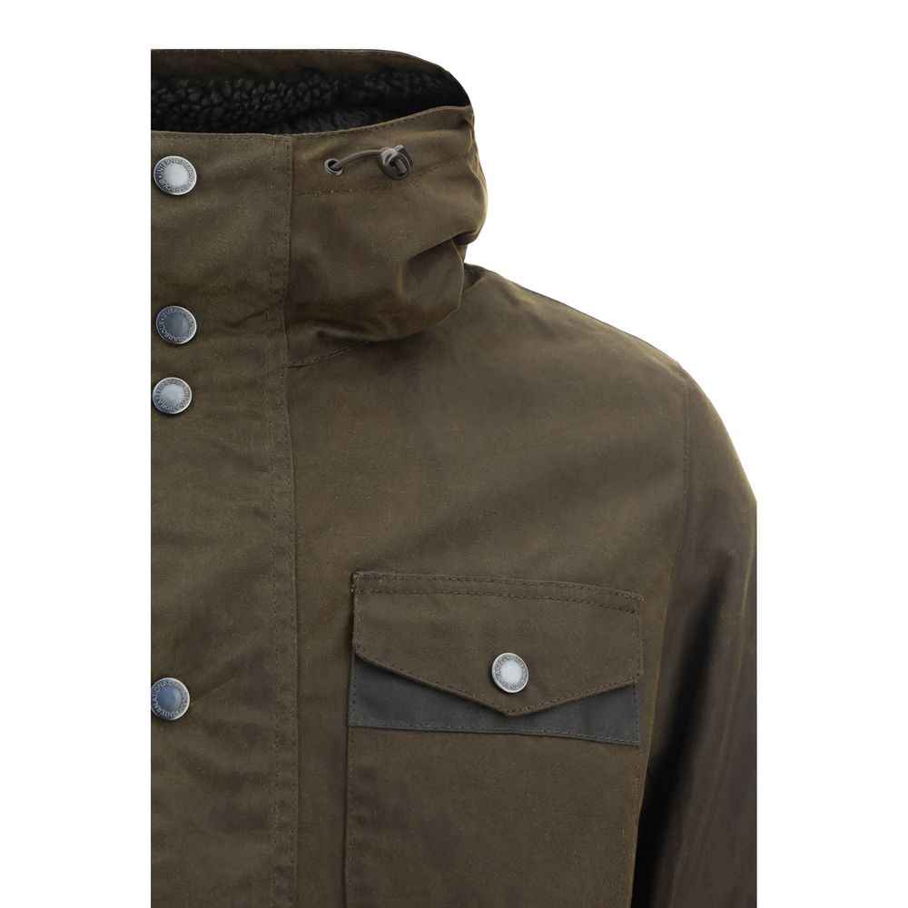 Barbour Bicolor Cotton Shell Jacket