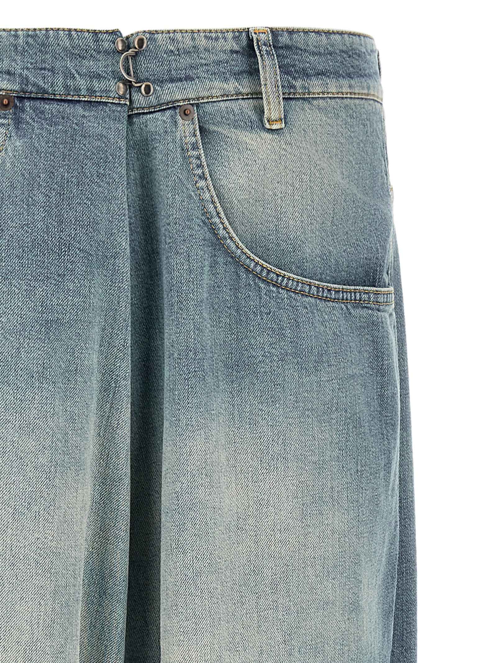 Maison Margiela Blue Cotton Jeans Denim