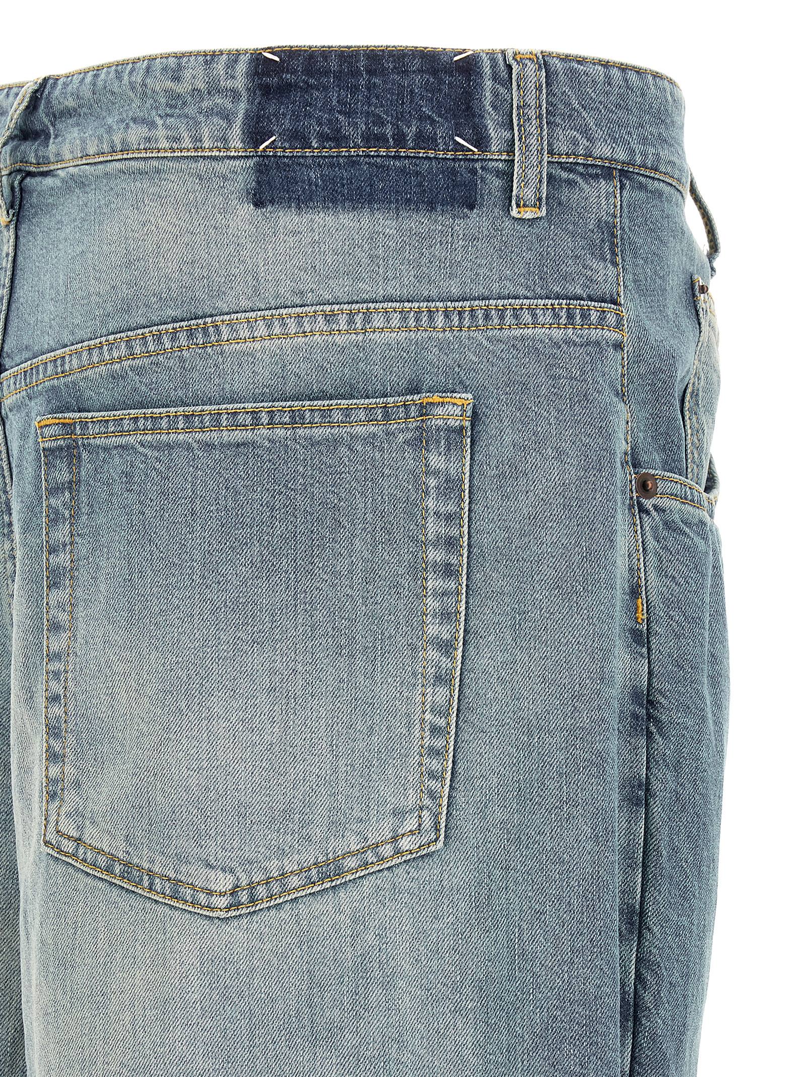 Maison Margiela Blue Cotton Jeans Denim